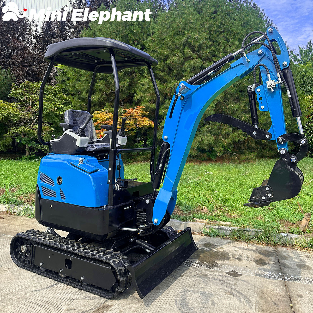 Mini Elephant Heavy Industry ME16 Mini Excavator 1.6 Ton for Municipal Landscaping & Mountain Land Reclamation