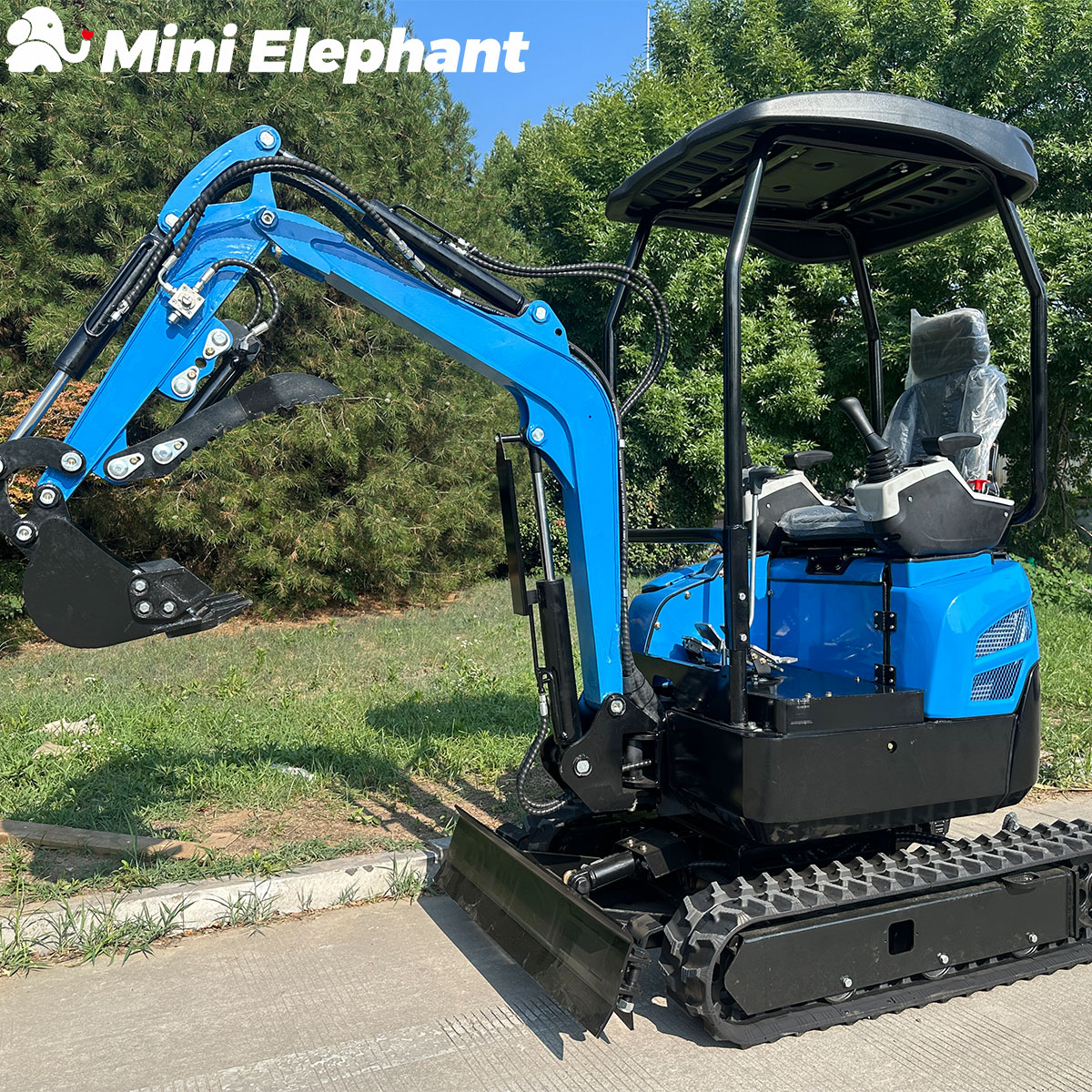 Mini Elephant Heavy Industry ME16 Mini Excavator 1.6 Ton for Municipal Landscaping & Mountain Land Reclamation