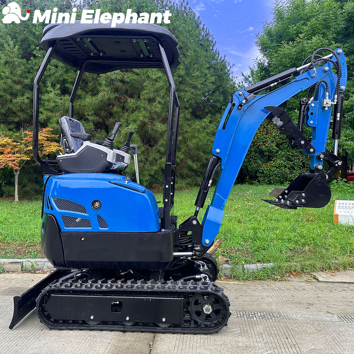 Mini Elephant Heavy Industry ME16 Mini Excavator 1.6 Ton for Municipal Landscaping & Mountain Land Reclamation
