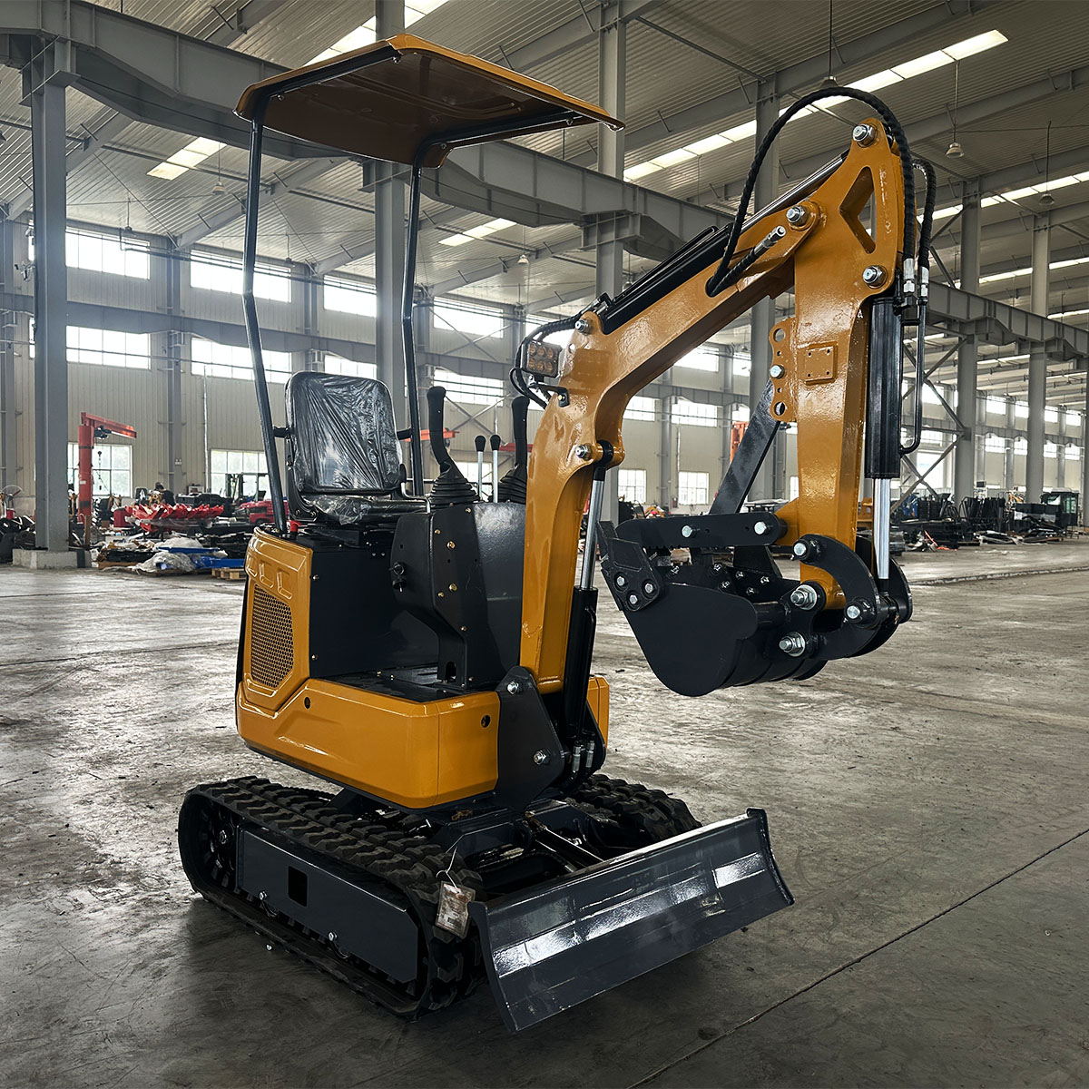 Mini Elephant Heavy Industry ME08 Mini Excavator 0.8 Ton Agricultural Digger for Indoor Demolition & Greenhouse Farming