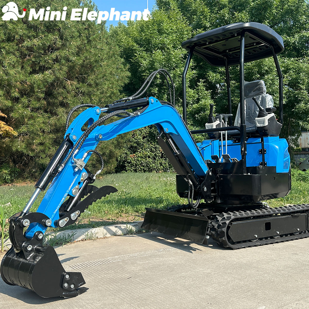 Mini Elephant Heavy Industry ME16 Mini Excavator 1.6 Ton for Municipal Landscaping & Mountain Land Reclamation