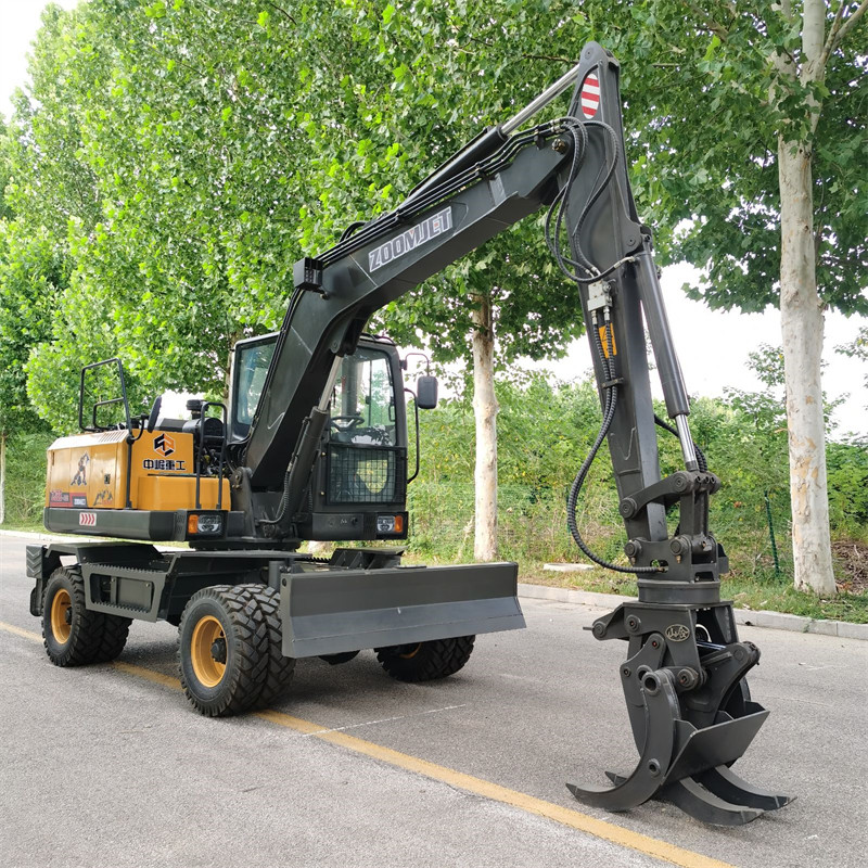ZJ95W Wheel Excavator Multi Application with Quick Attachments