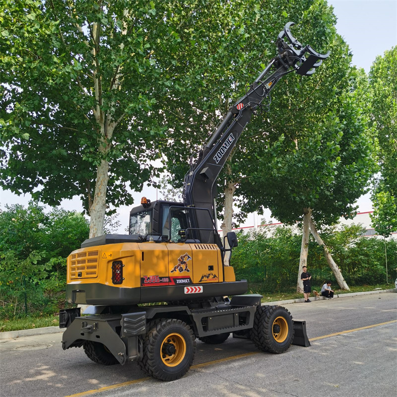 ZJ95W Wheel Excavator Multi Application with Quick Attachments