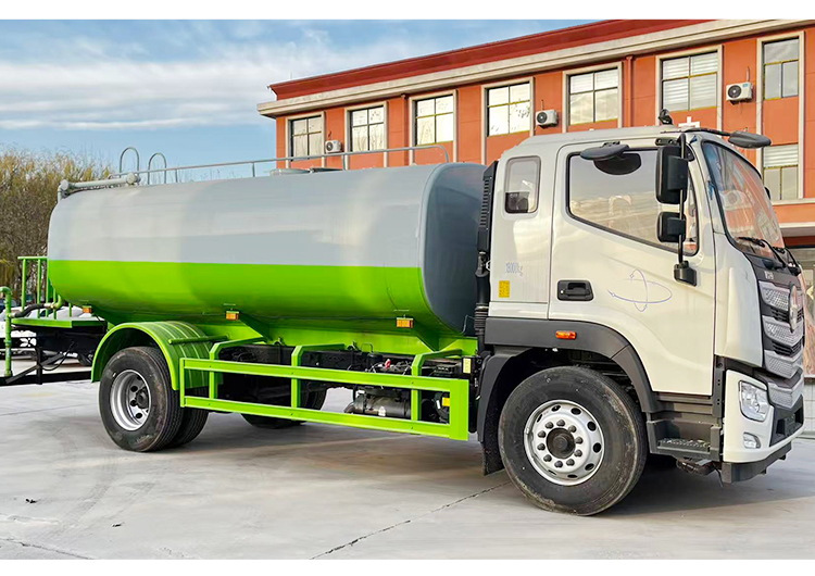 Foton Landscaping Water Tank Truck Spray 15cbm Capacity Diesel Euro 3 Engine Manual Transmission 4x2 Drive Sale