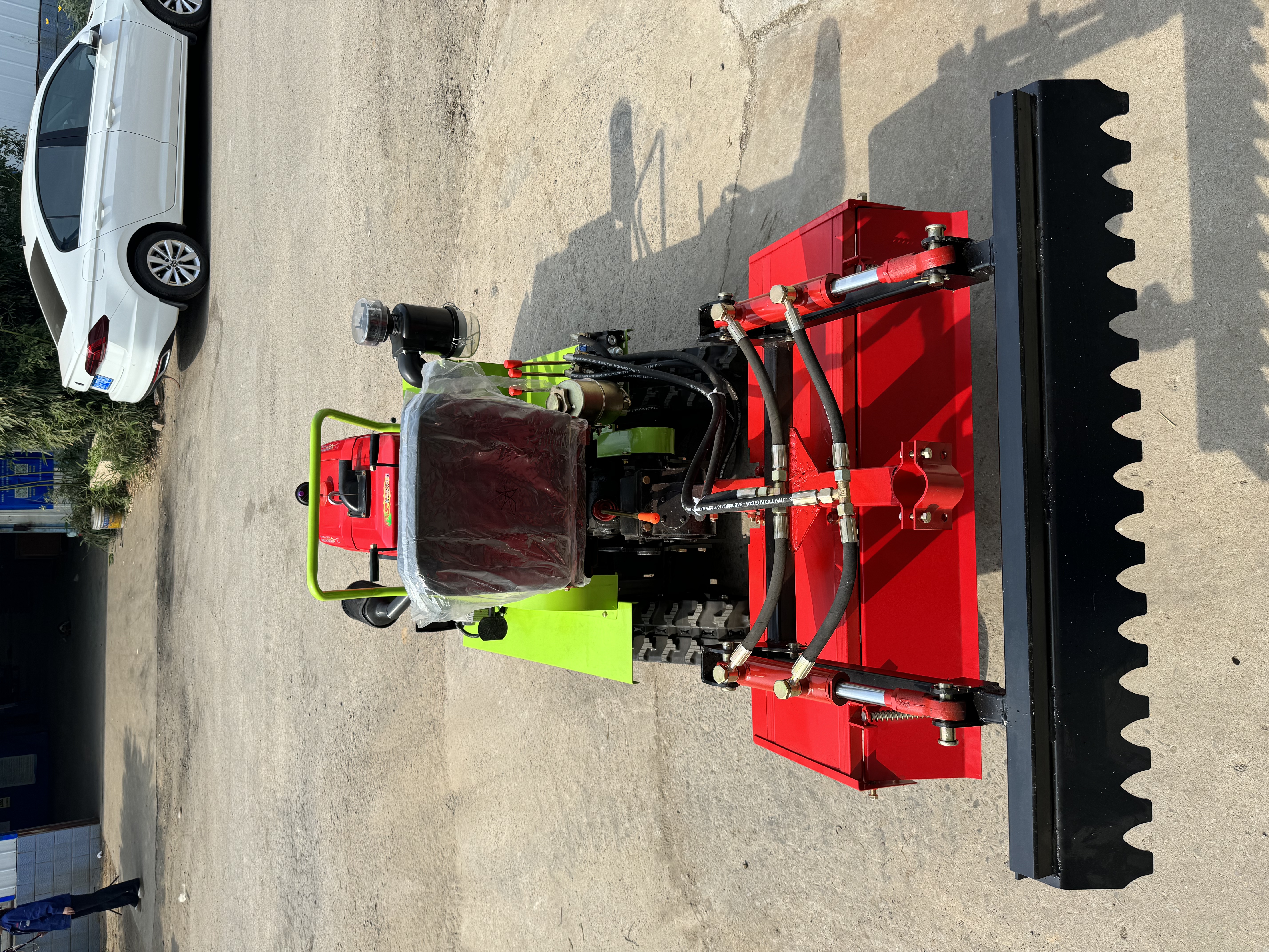 35HP Crawler Rotary Tiller with Excavator | Multifunctional Dryland Farming Machine