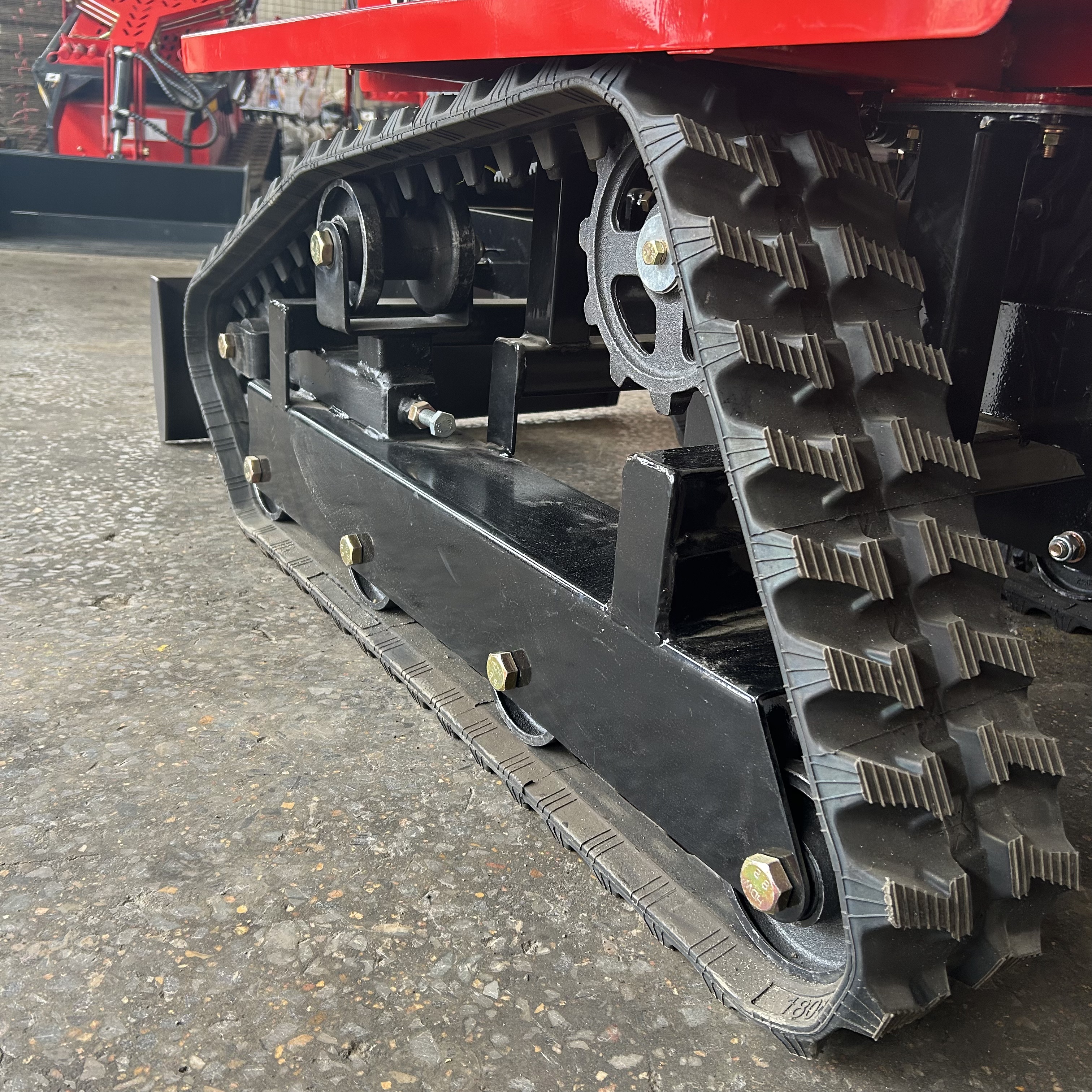 Mini Crawler Tractor with Dozer Blade | Compact Farm Power Tiller