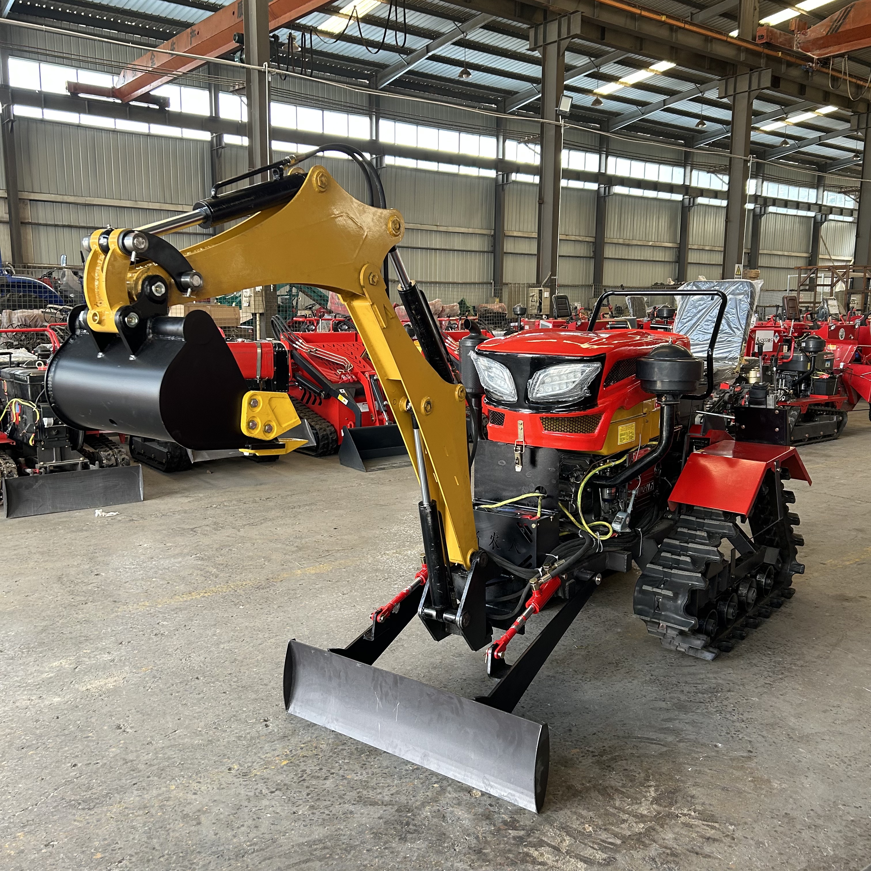 Ride-On Multifunctional Crawler Pastoral Manager | Water & Dry Land Farming Machine