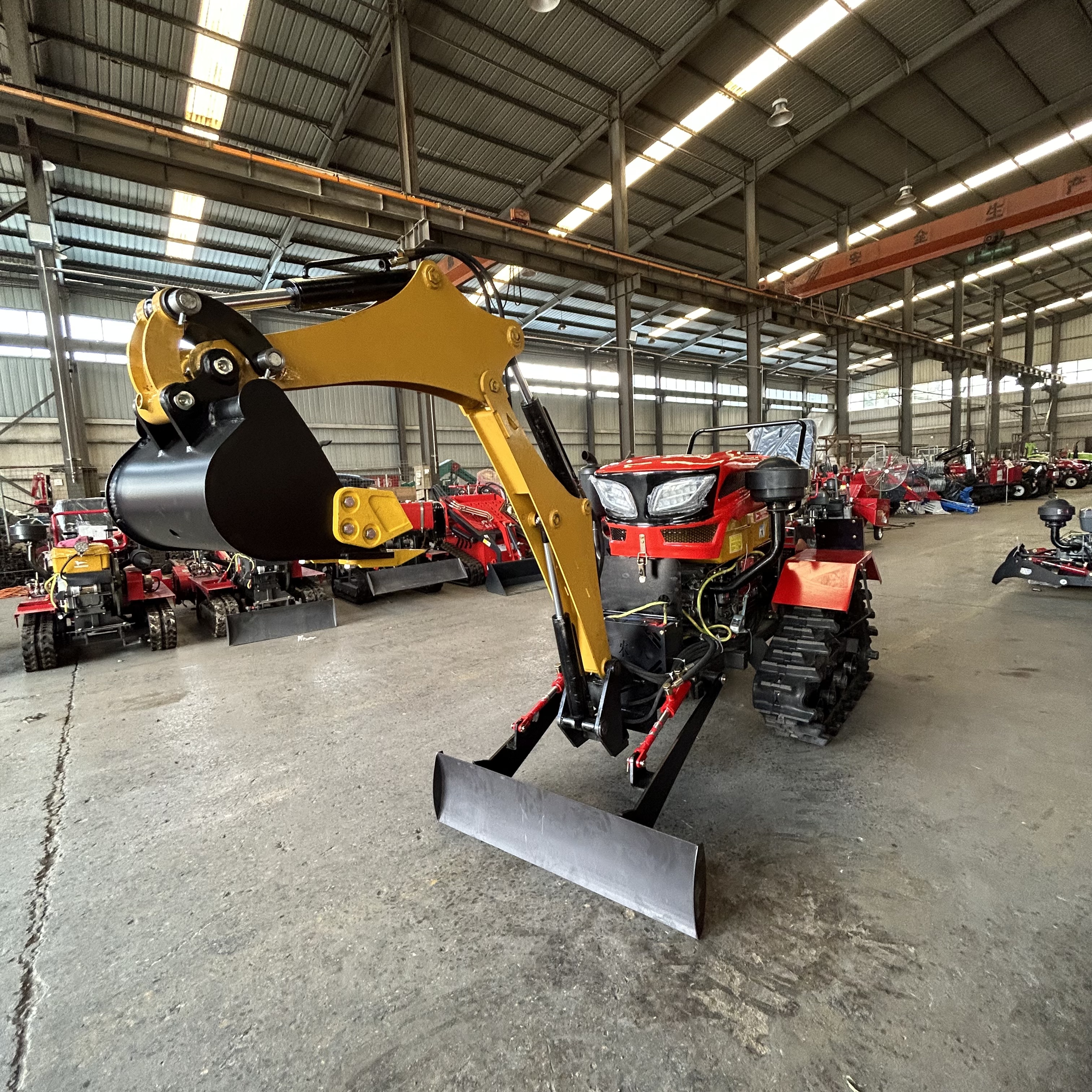 Ride-On Multifunctional Crawler Pastoral Manager | Water & Dry Land Farming Machine