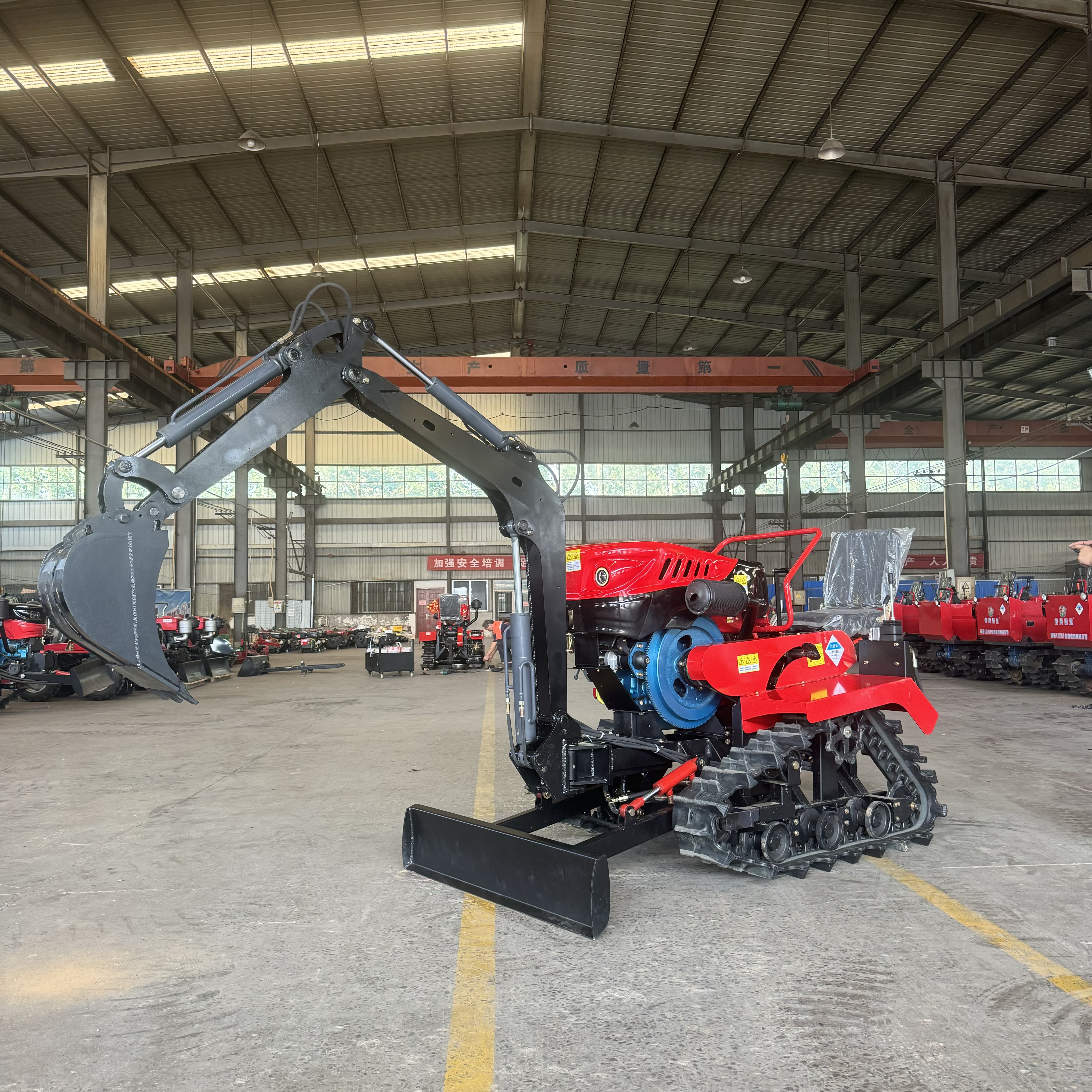 Ride-On Multifunctional Crawler Pastoral Manager | Water & Dry Land Farming Machine