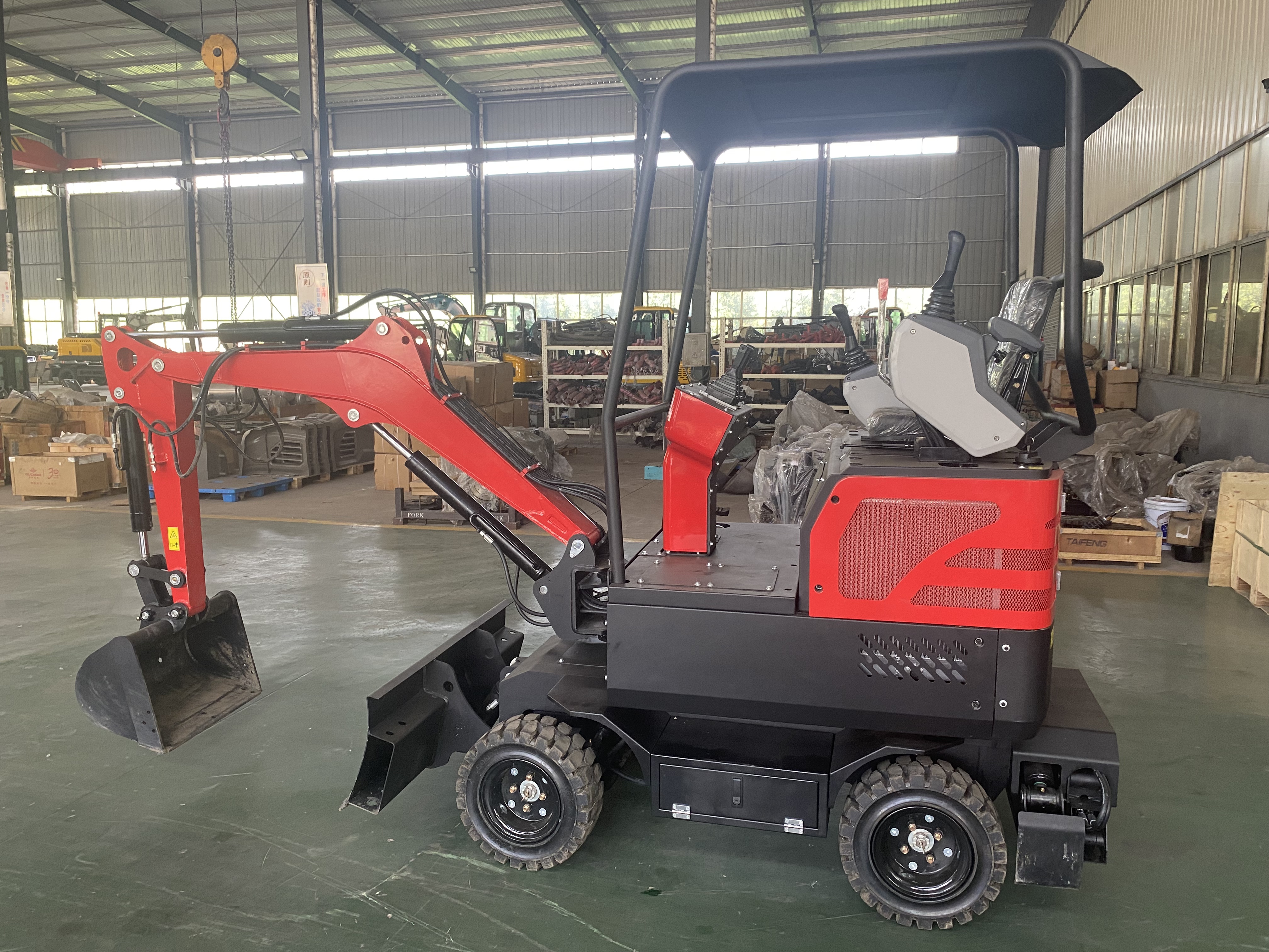 20 Wheel Excavator Multifunctional Small Hydraulic Wheel Excavator for Sale