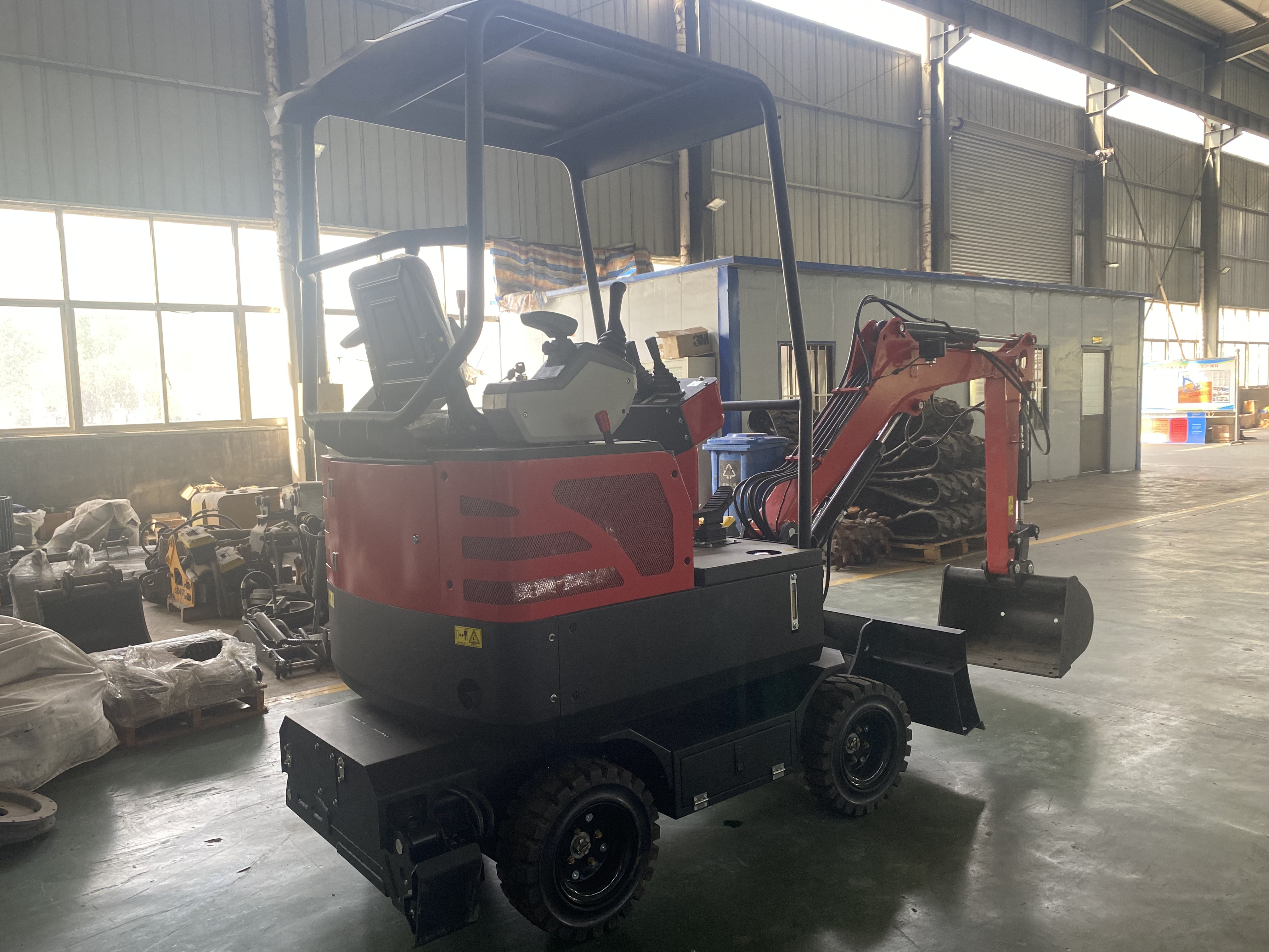 20 Wheel Excavator Multifunctional Small Hydraulic Wheel Excavator for Sale