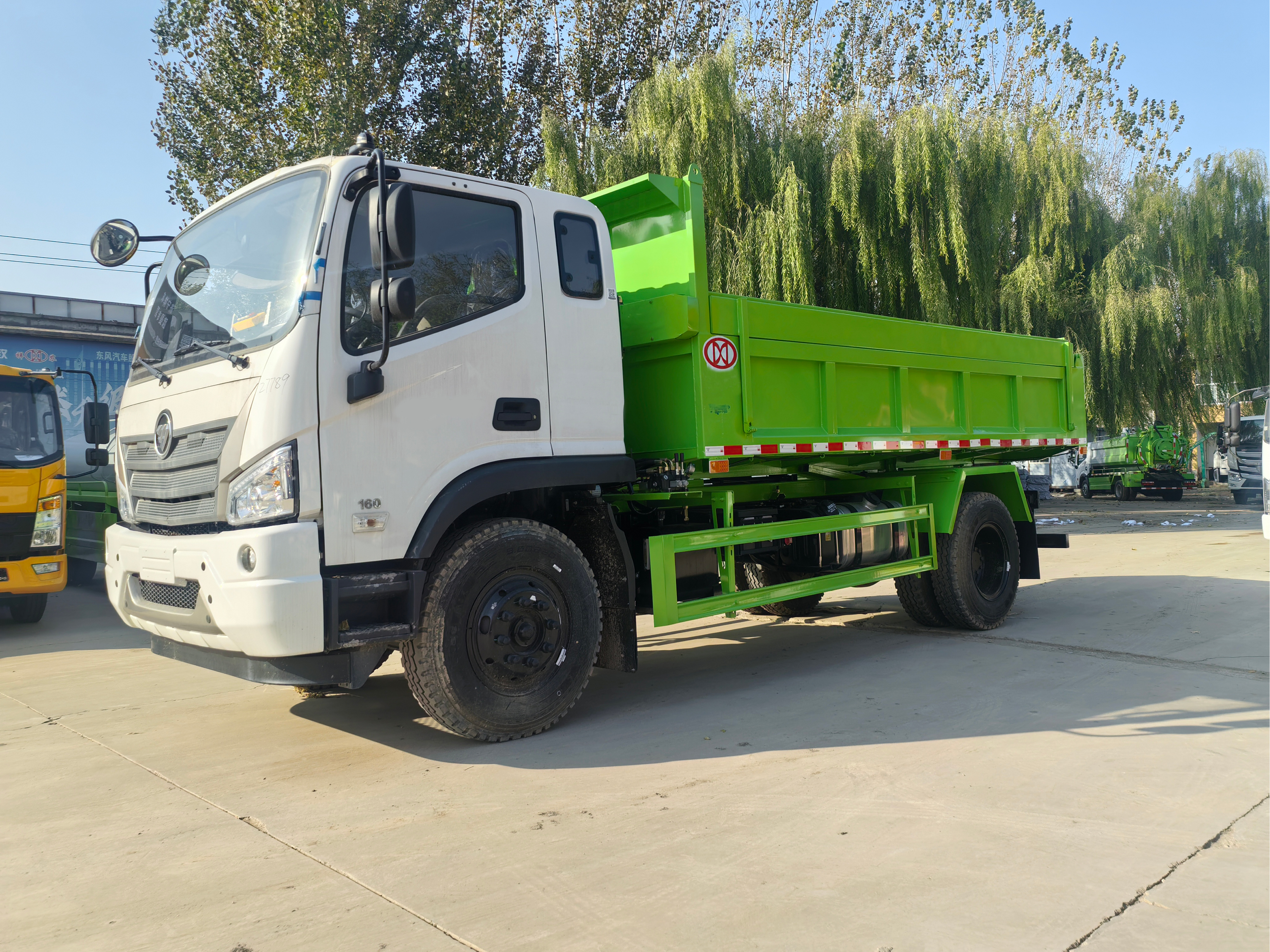 New 12 CubicFoton Diesel Recycling Garbage Truck with Manual Gearbox 4x2 Euro 4 for Waste Transfer and Transport
