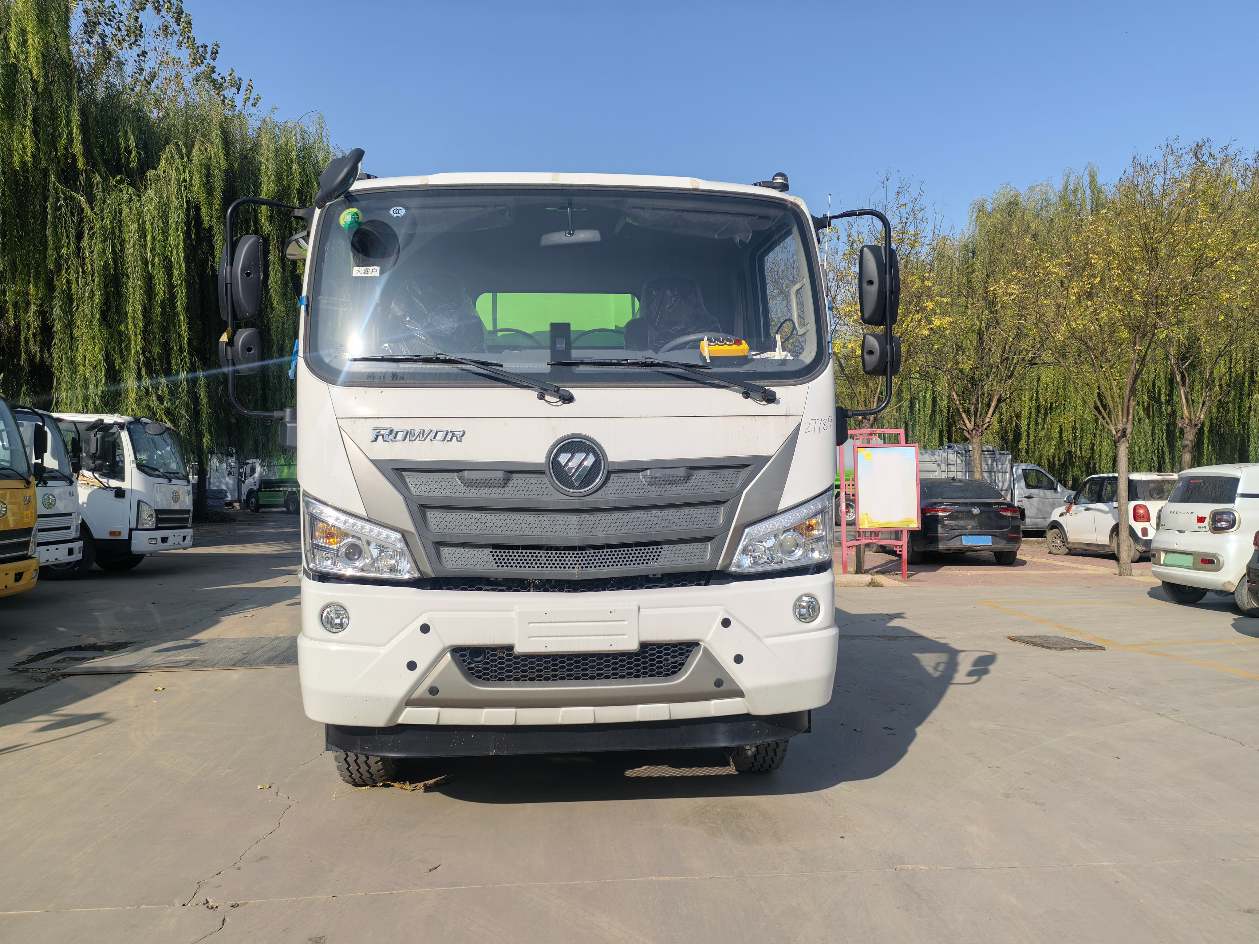 New 12 CubicFoton Diesel Recycling Garbage Truck with Manual Gearbox 4x2 Euro 4 for Waste Transfer and Transport