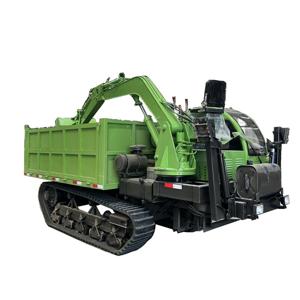 10 Ton Self-Loading Crawler Dumper Truck with Excavator | CE Compliant