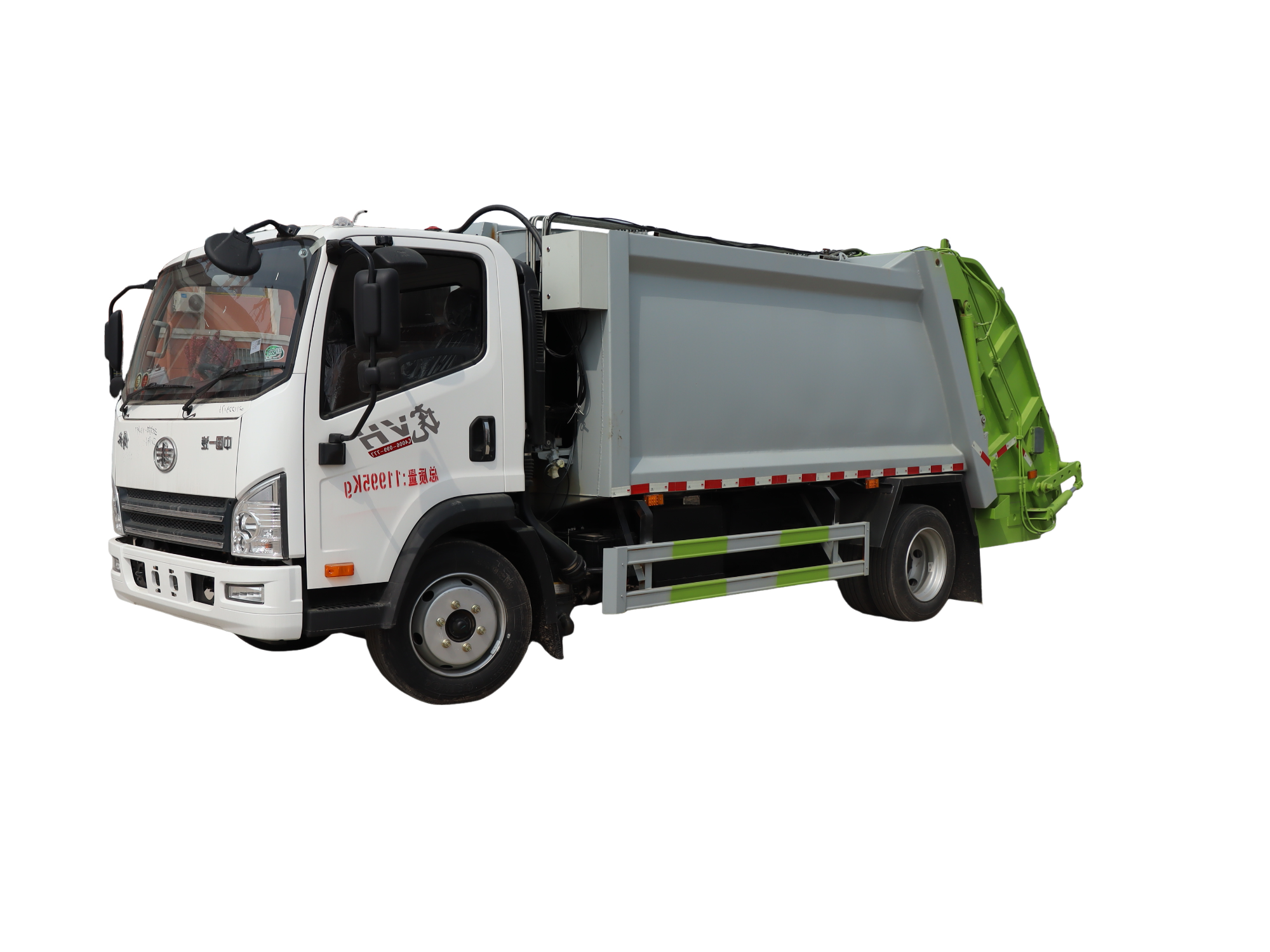 FAW Jiefanghu VH 4x2 Manual Rear Loading Garbage Compactor Truck-8-12 Cubic Meters for Efficient Municipal Waste Collection