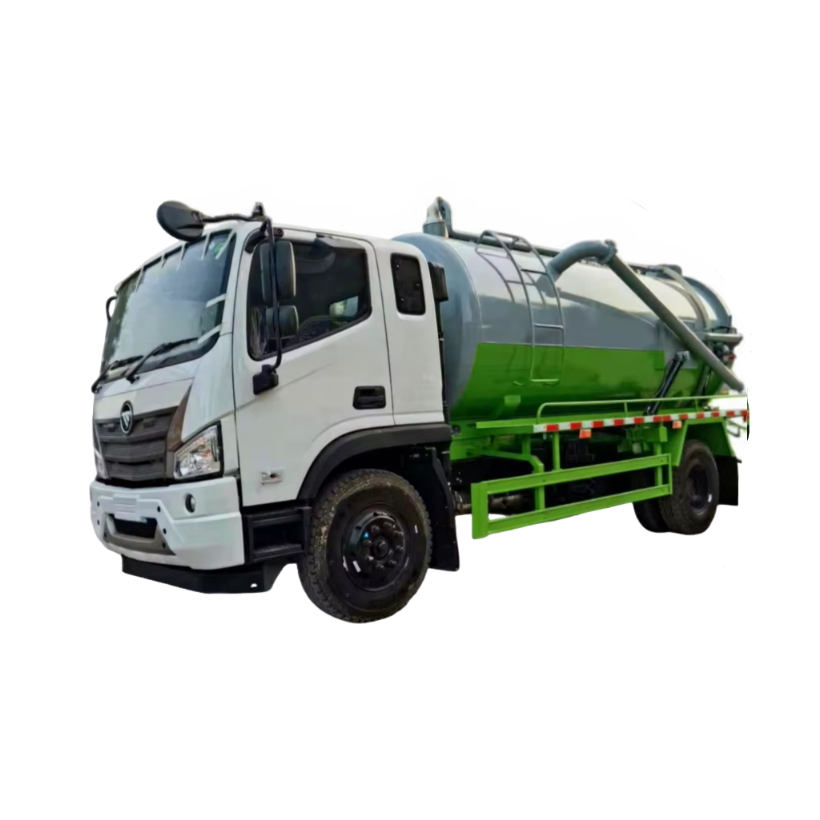 Diesel Fuel Manual Euro 6 Emission Multi-Functional Self-Priming Self-Draining Sewage Suction Truck for Cleaning Sewer Pipes