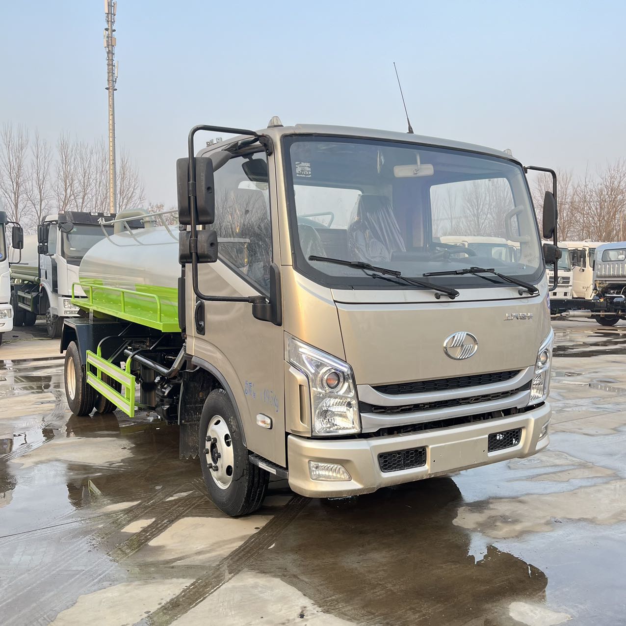 5m³ Fecal Suction Truck 150HP Yunnei Engine Longwang 63-5 Pump For Sale