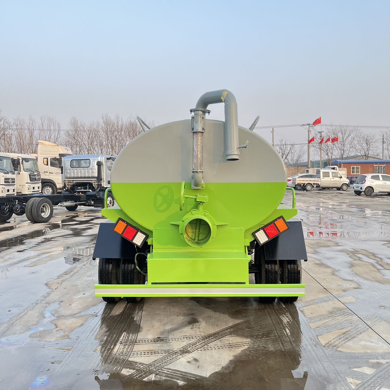 5m³ Fecal Suction Truck 150HP Yunnei Engine Longwang 63-5 Pump For Sale