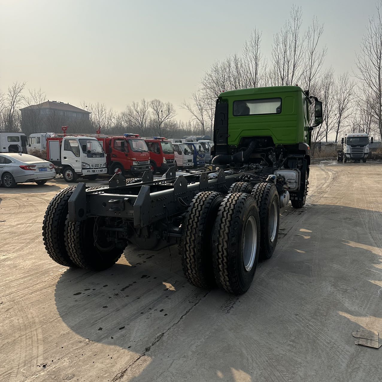 Sinotruk Howo Light Rear Dump Garbage Truck 130HP Yunnei Engine For Export