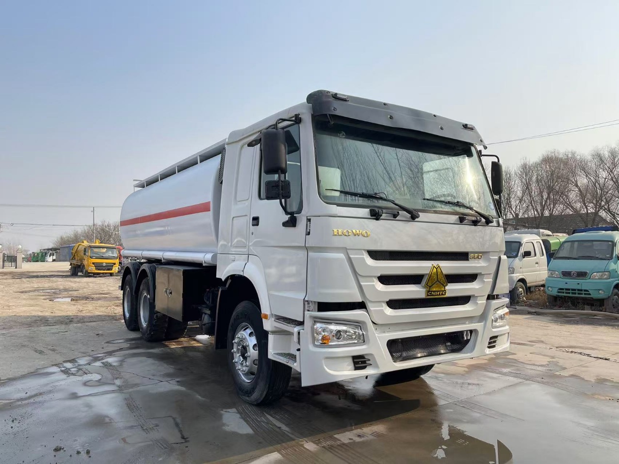 Howo 20 Cubic Meter Fuel Dispenser Truck for Oil Transport