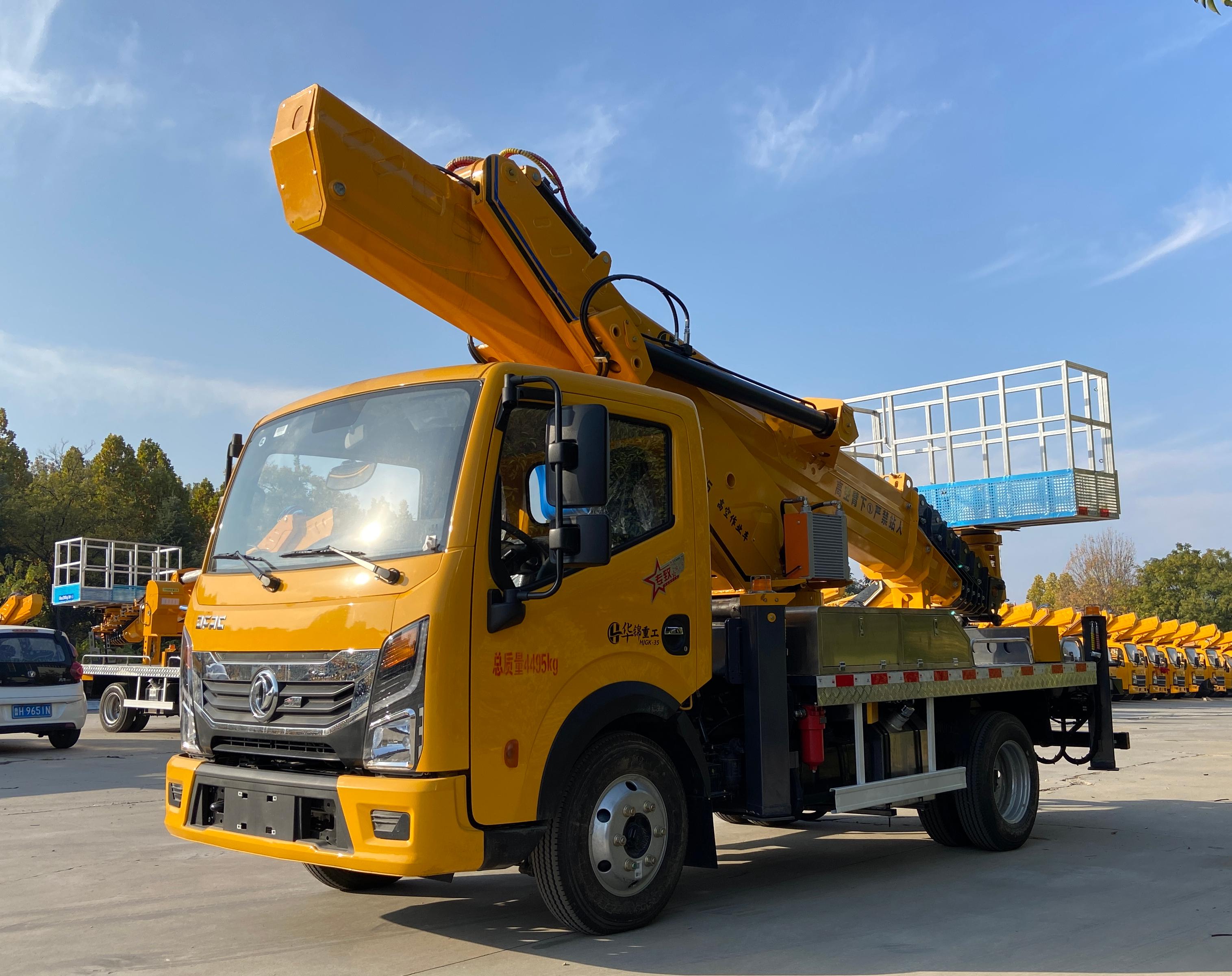 Dongfeng Duolika GK35 Blue Plate Aerial Work Truck | 35m Aerial Platform Truck