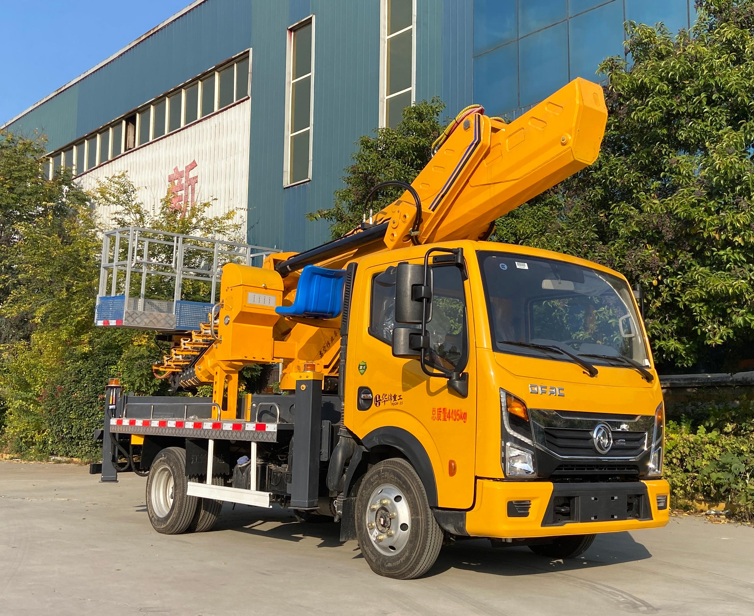 Dongfeng Duolika GK35 Blue Plate Aerial Work Truck | 35m Aerial Platform Truck