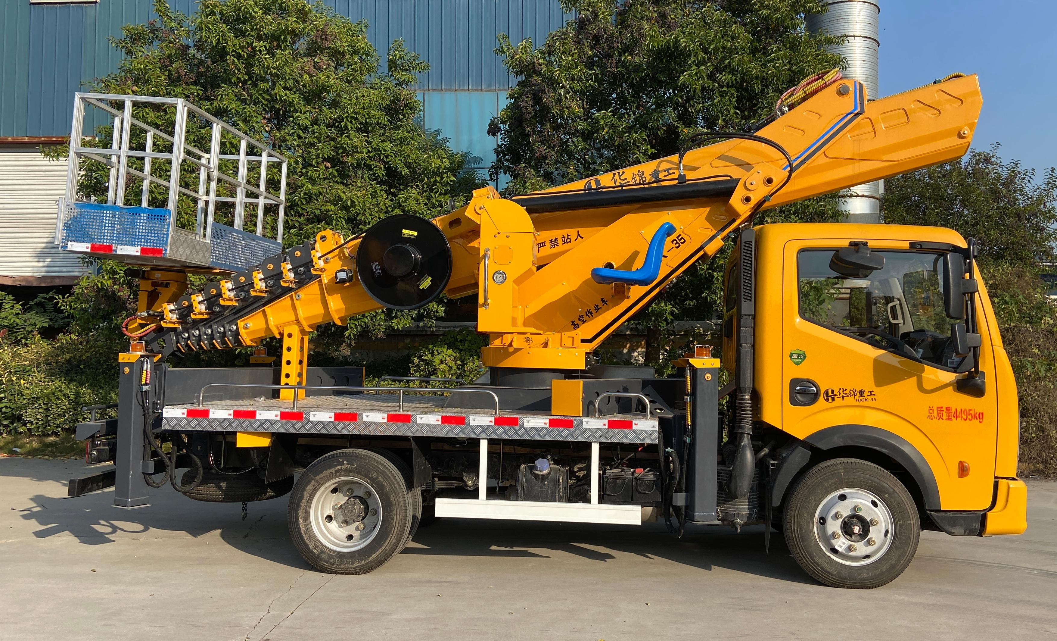 Dongfeng Duolika GK35 Blue Plate Aerial Work Truck | 35m Aerial Platform Truck