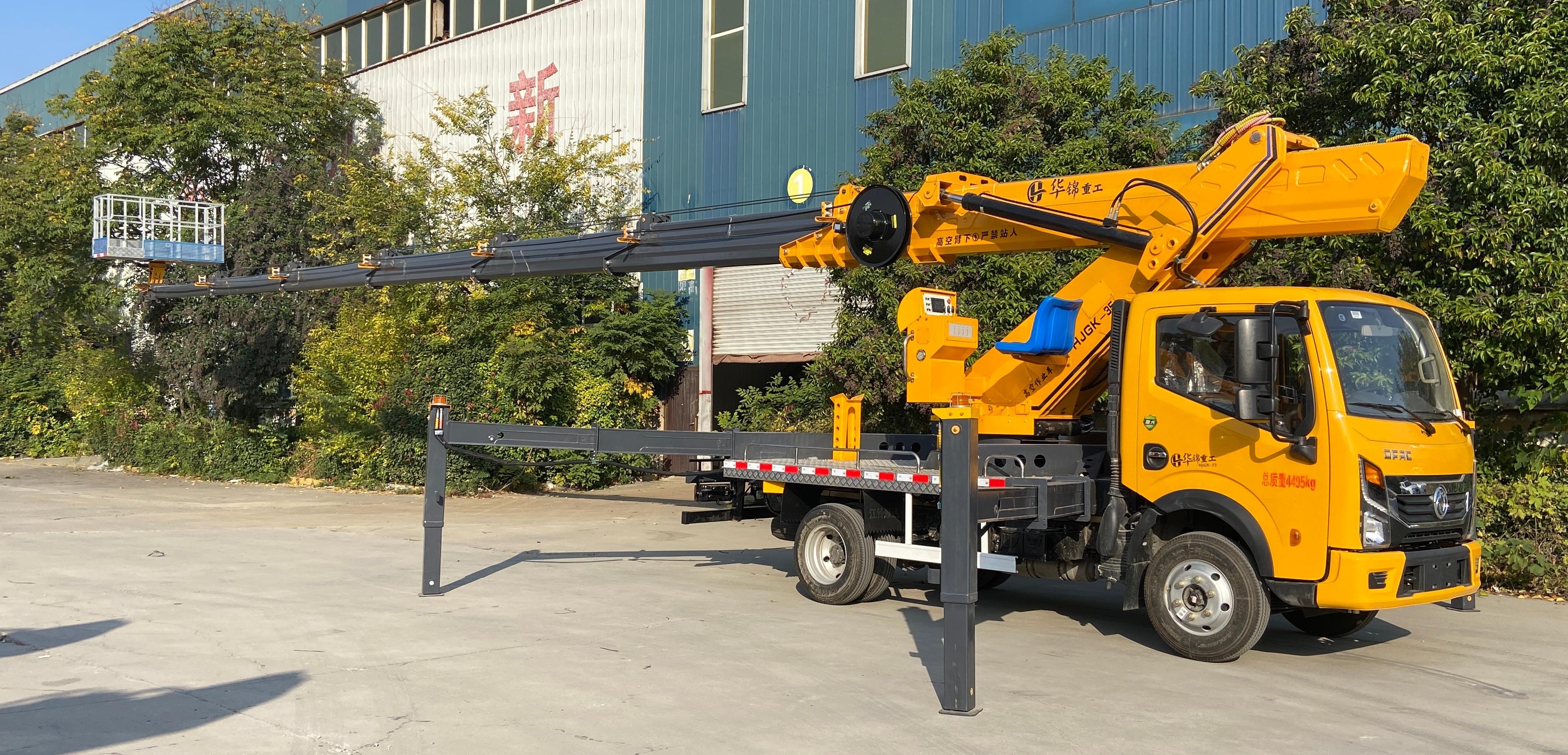 Dongfeng Duolika GK35 Blue Plate Aerial Work Truck | 35m Aerial Platform Truck