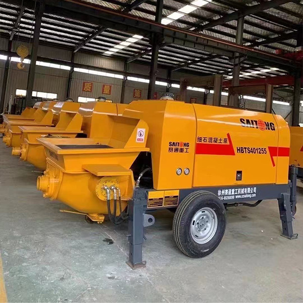 Fine-grained Concrete Pump HBTS30/HBTS40 | Electric Driven Concrete Pump for High-rise Buildings & Underfloor Heating