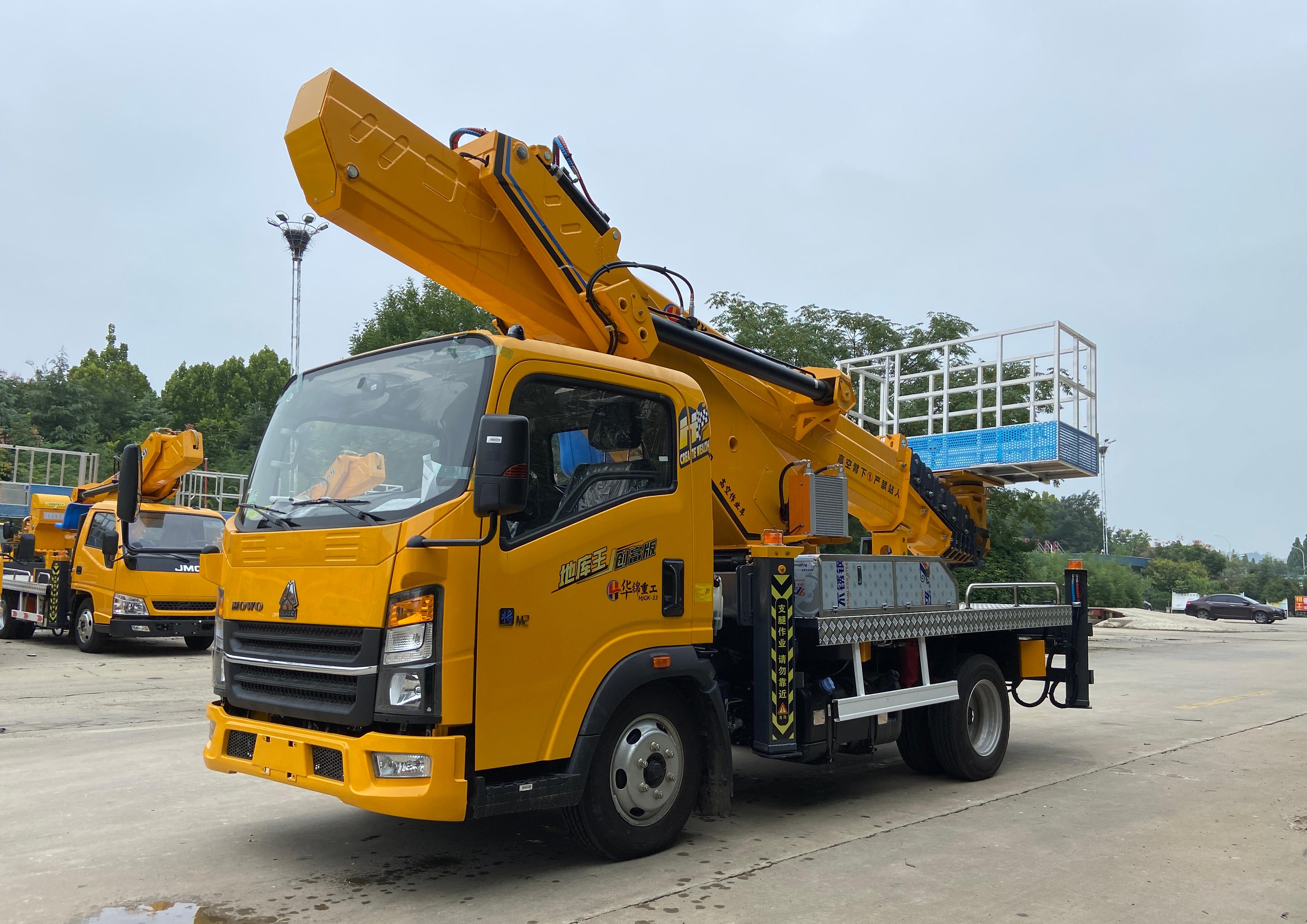 Huajin Heavy Industry Sinotruk Howo Blue Plate GK35 Aerial Work Truck | 33.3M High Altitude Operation Vehicle