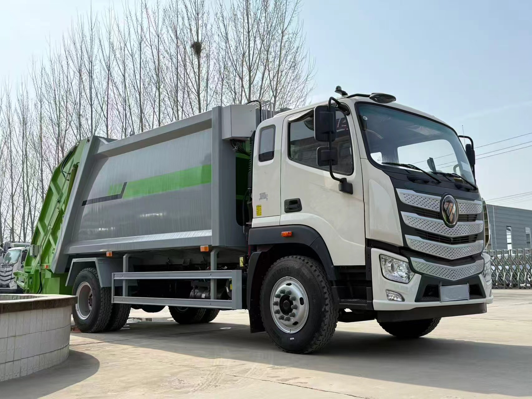 New Foton Planet 14-18cbm 4x2 Manual Rear Loader Compressed Garbage Truck 245HP Euro 5 Diesel Refuse Compactor Waste Collection