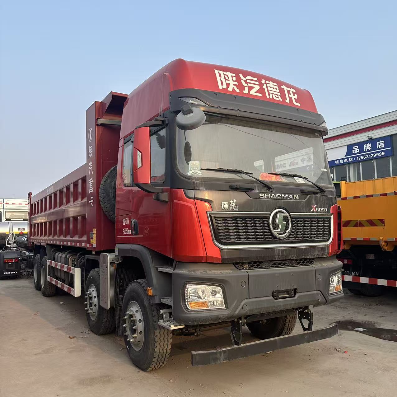 Delong X5000 550HP 8×4 Heavy Duty Dump Truck China VI Weichai Fast Manual