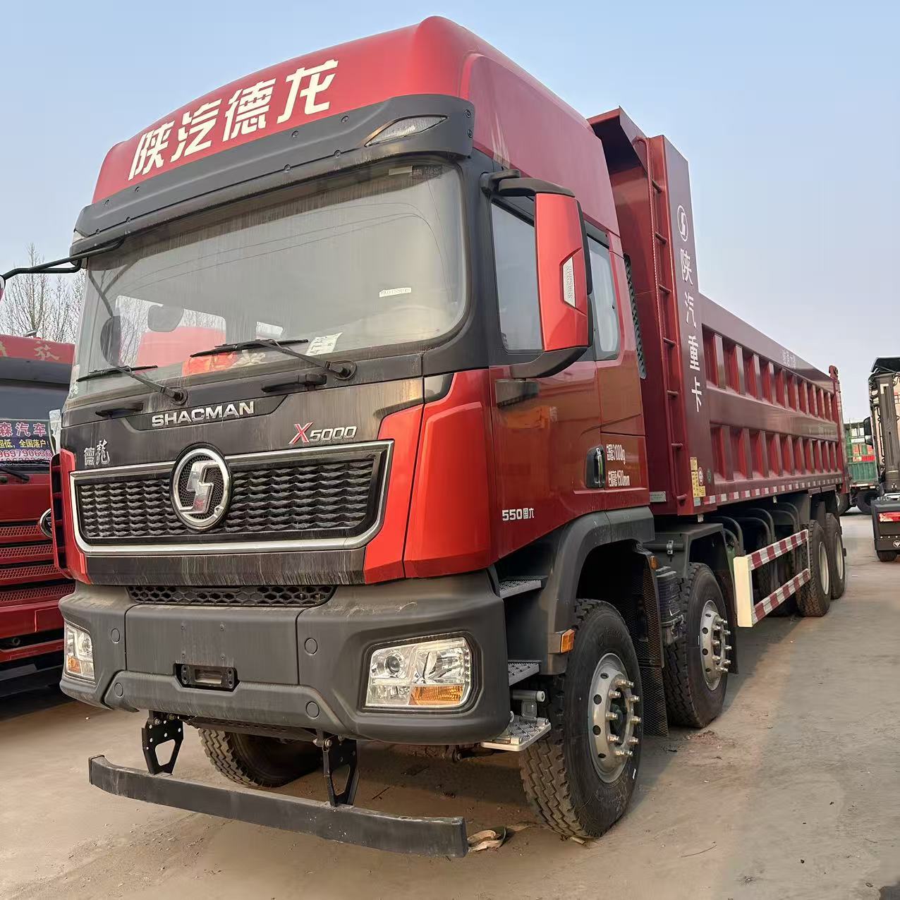 Delong X5000 550HP 8×4 Heavy Duty Dump Truck China VI Weichai Fast Manual