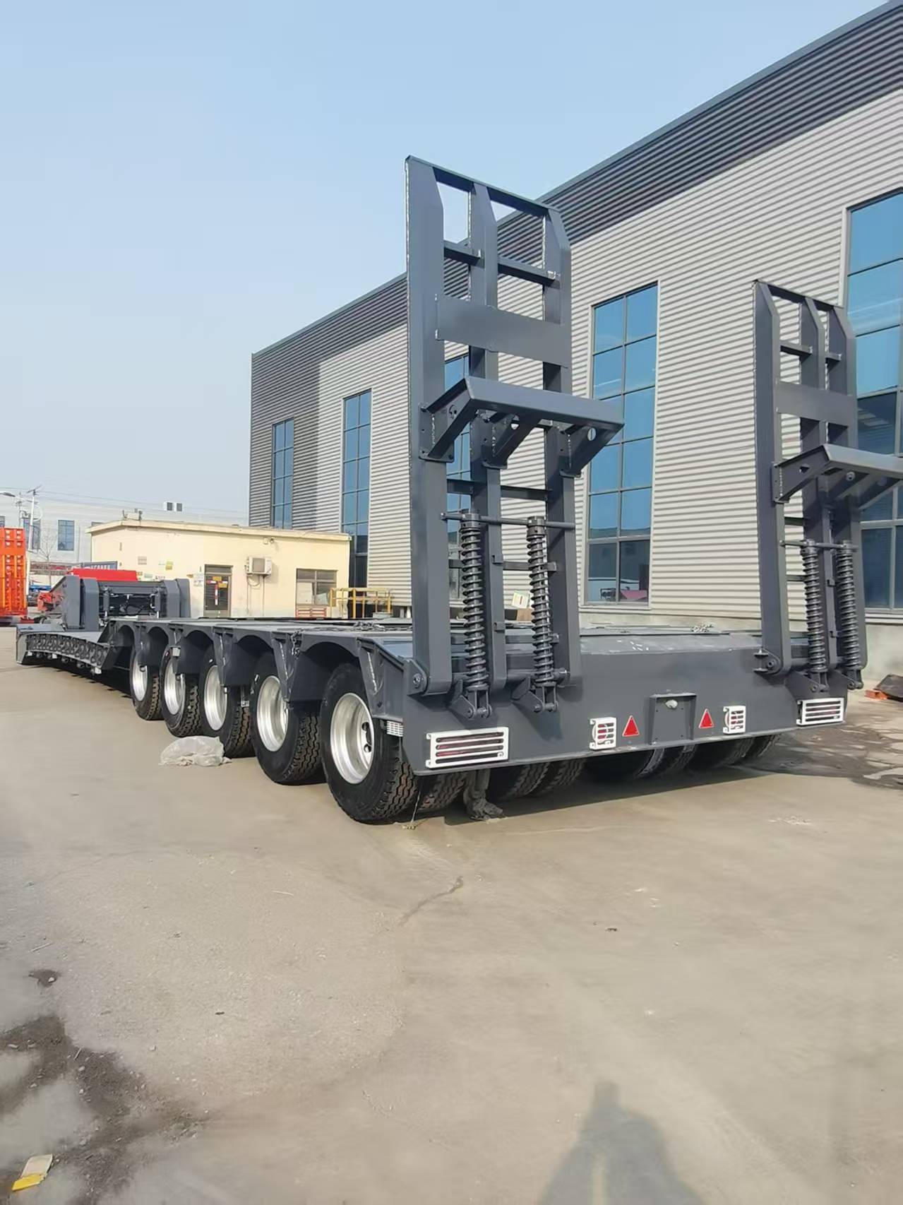 80-200 Ton Heavy Duty Modular Axle Trailer | Detachable Goose Neck Hydraulic Lifting