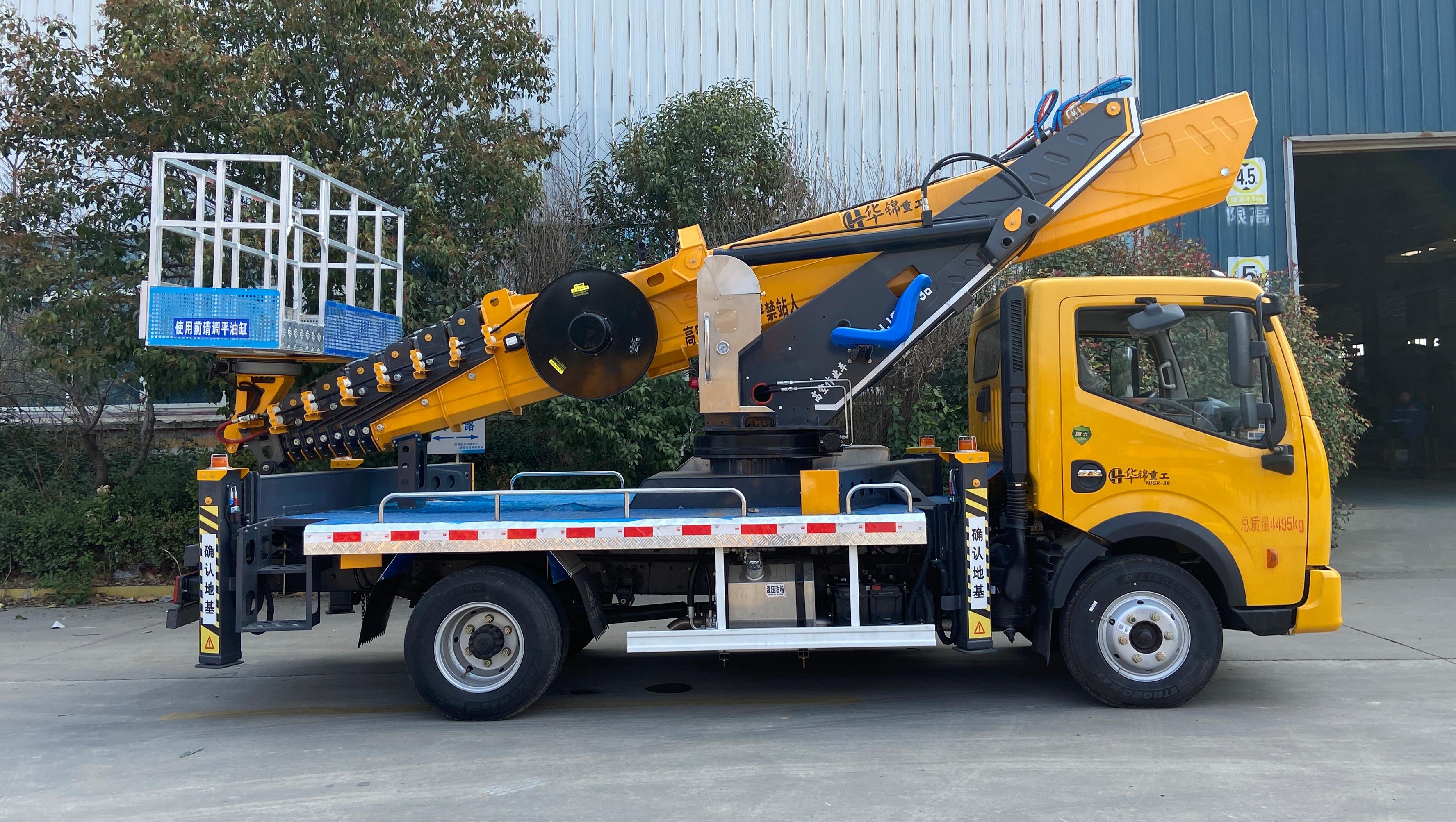 Huajin Heavy Industry Dongfeng Duolika Blue Card GK38 Aerial Work Platform