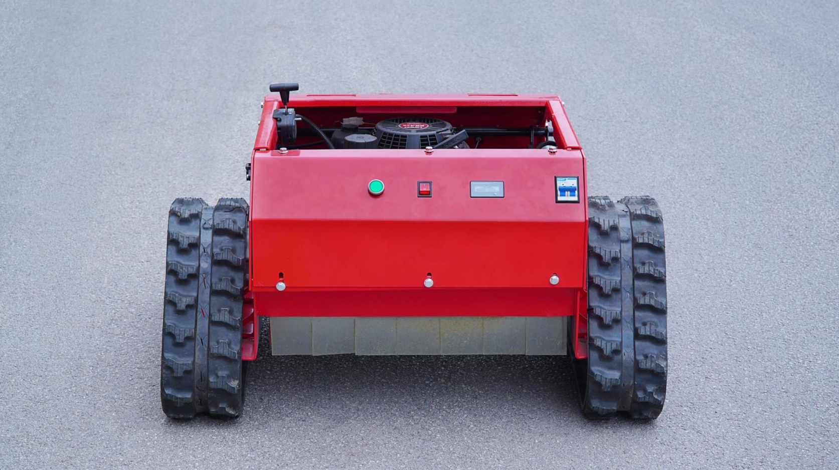 550mm Cutting Width Crawler Remote Control Lawn Mower with 9HP Loncin 4-Stroke Gasoline Engine