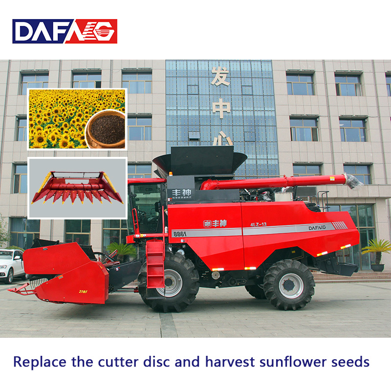 4LZ-13 Grain Combine Harvester | High Efficiency 13kg/s Feeding Capacity