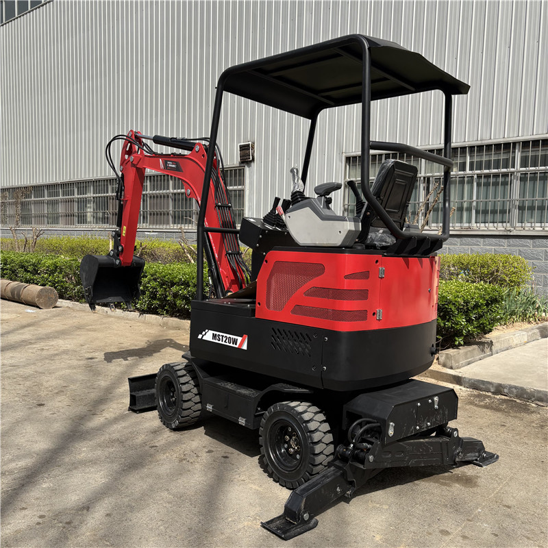SD20-9A Wheeled Mini Excavator | Compact Wheel Digger for Urban & Farm Use