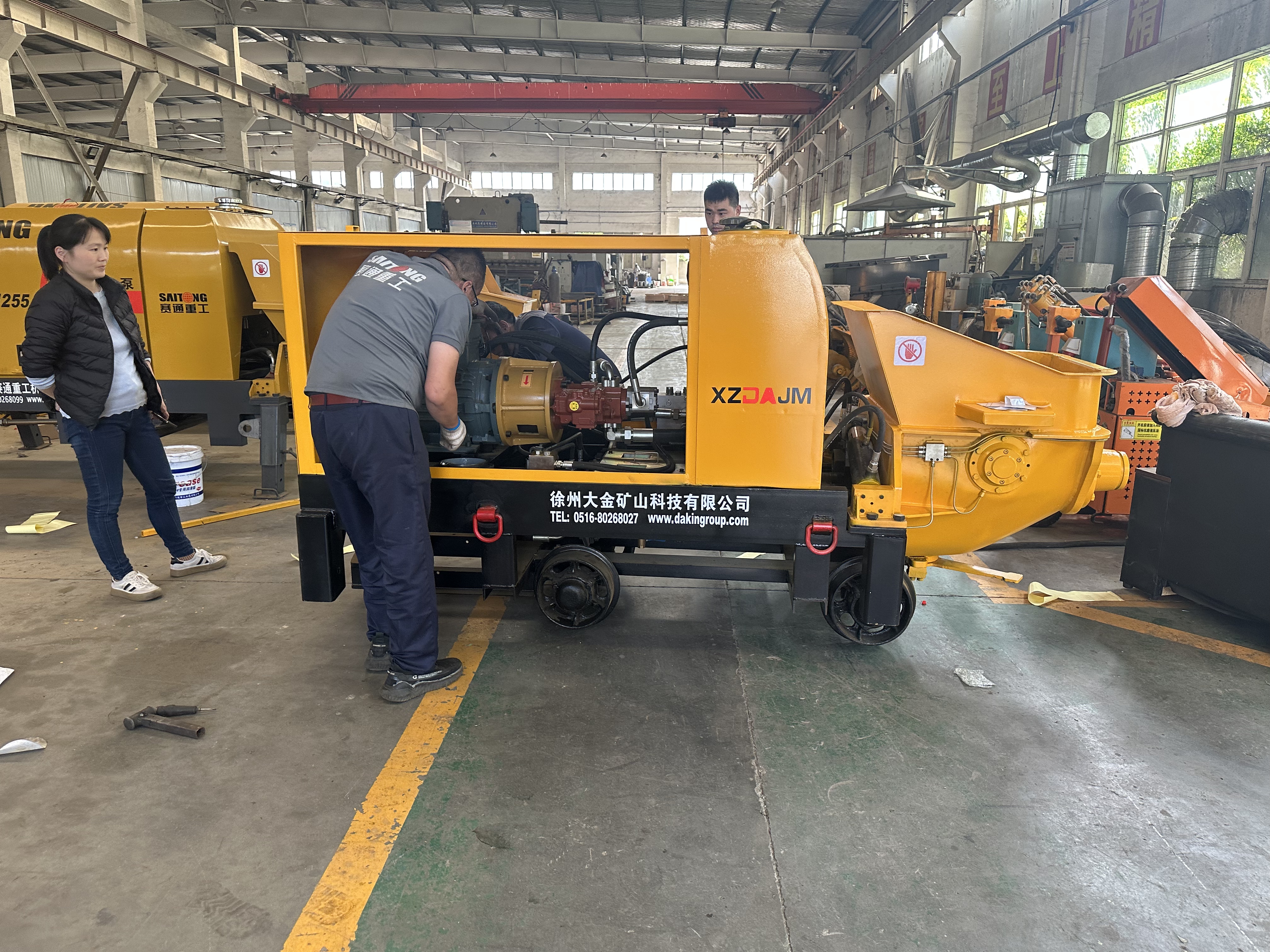 Explosion-Proof Concrete Pump for Mining | 30m³/h 45KW High Efficiency Mining Equipment