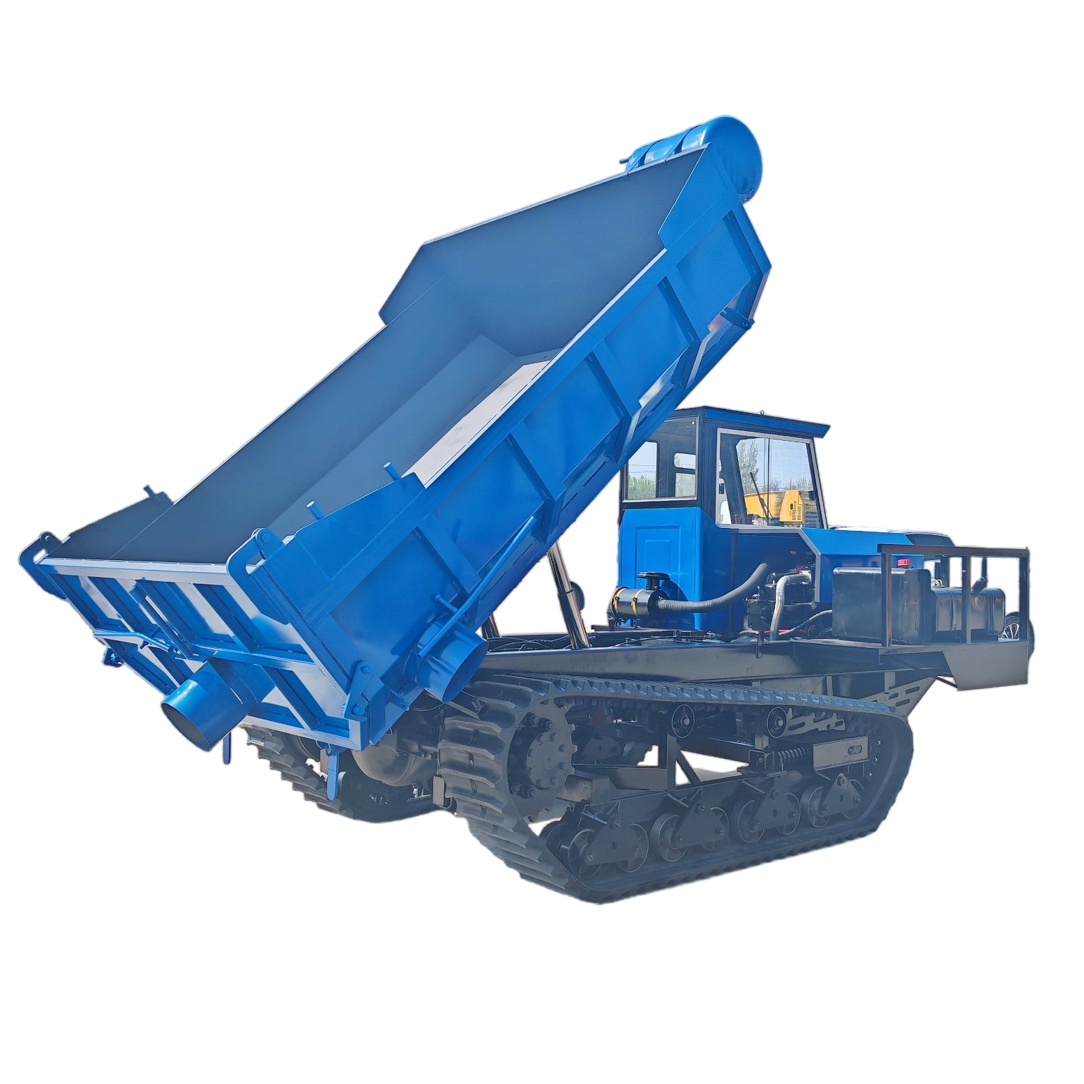 Heavy-Duty Tracked Dumper with Closed Cabin | Perfect for Mining, Construction & Mountain Work