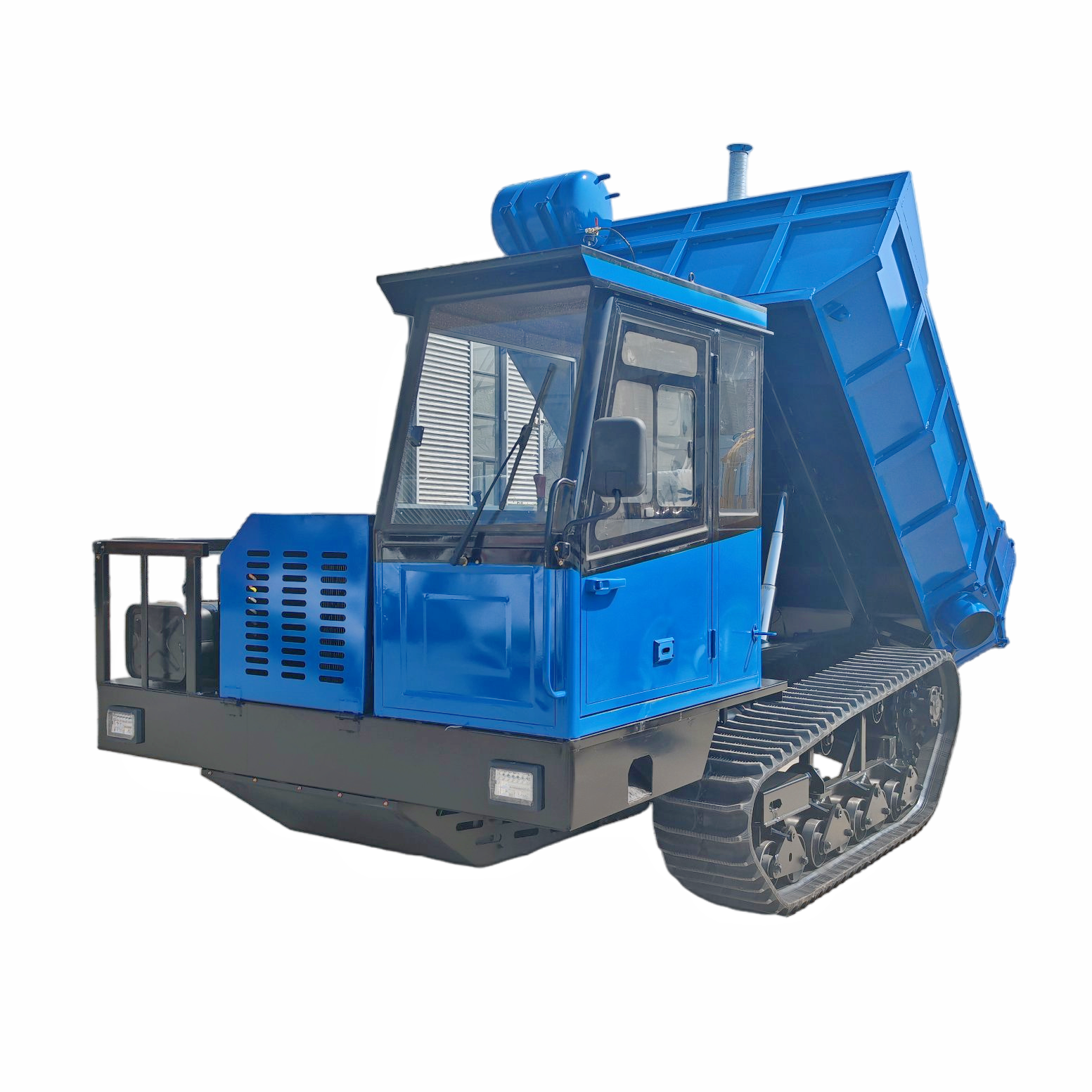 Heavy-Duty Tracked Dumper with Closed Cabin | Perfect for Mining, Construction & Mountain Work