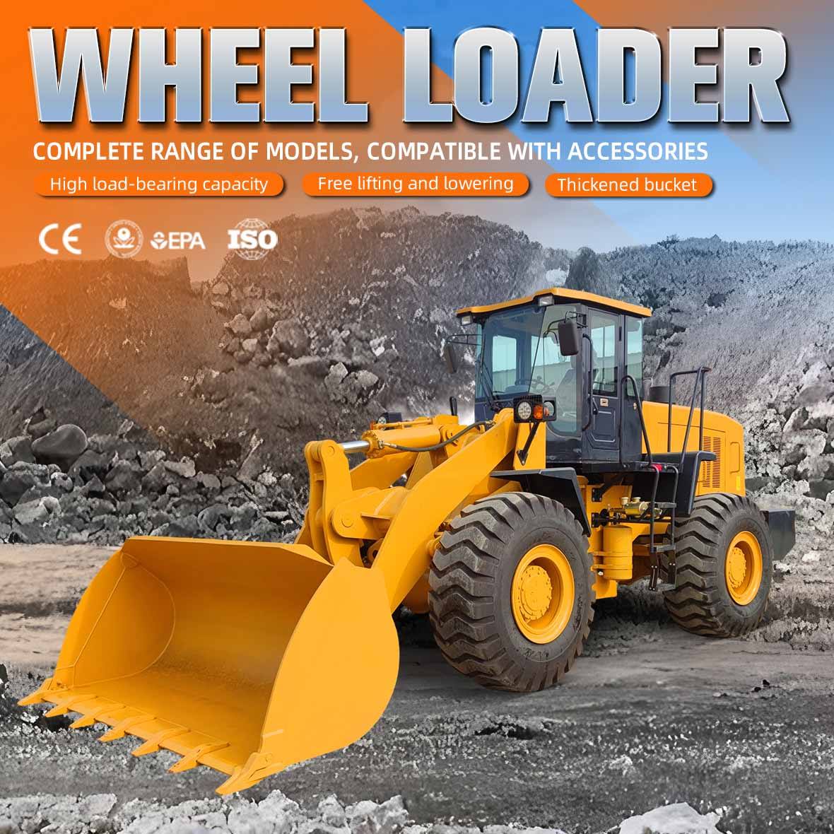 Tuoyuan Mini Wheel Loader | 162kW Front End Loader Diesel-Powered