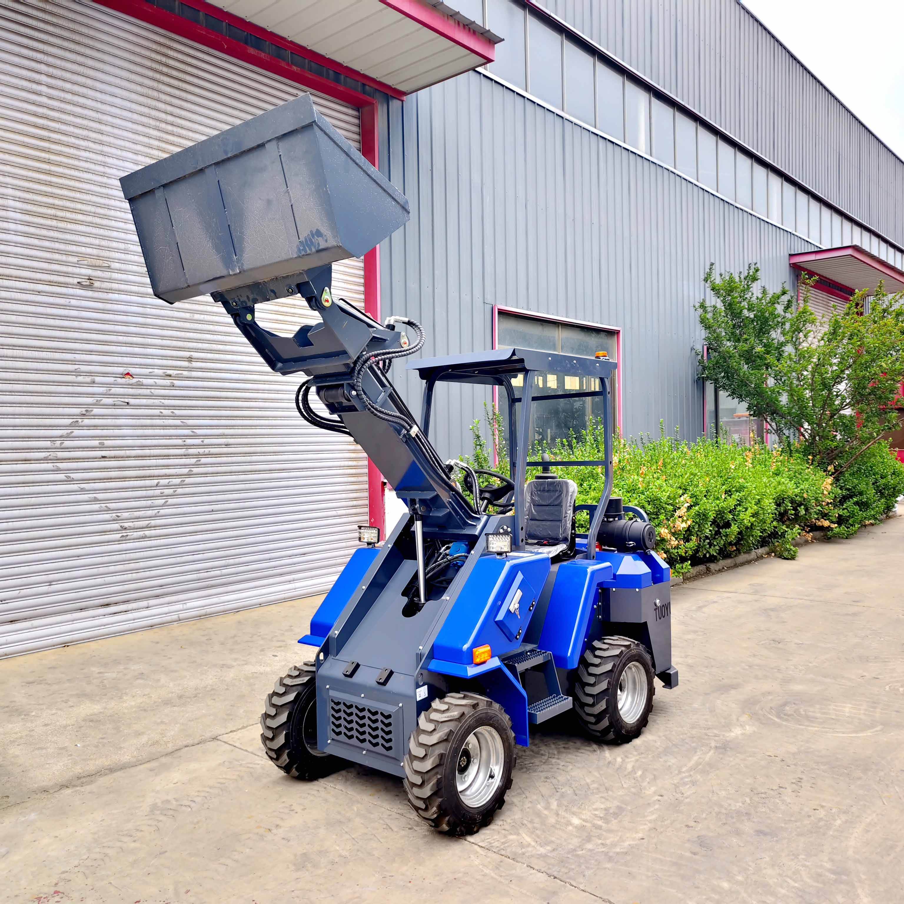 Tuoyuan Mini All-Terrain Wheel Loader | 26HP 19.39kW Diesel Front End Telescopic Loader