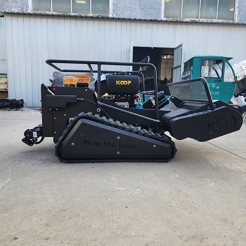 Remote Control Zero-Turn Lawn Mower & Mulcher 800/1000/1200mm Cordless Mower with Petrol/Diesel Engine Robot Flail Mower