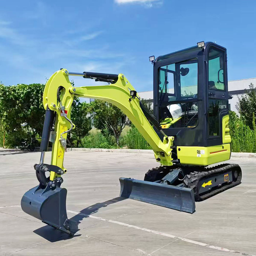 FREE SHIPPING Mini Excavator 1 Ton EPA Farm New Crawler Digger Excavadora Kubota Engine 0.6 Ton 2 Ton Small Excavators Machine