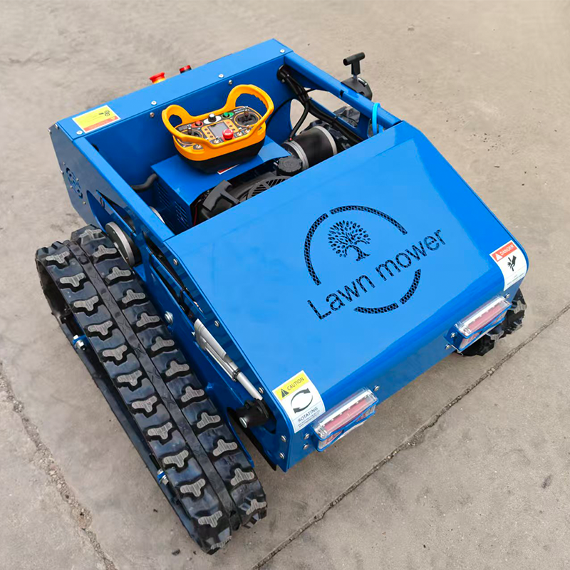 Quality Industrial Remote Control Lawn Mower 4-Stroke 764cc Twin-cylinder 800W Diesel Magneto Ignition Automatic 200mm Cutting