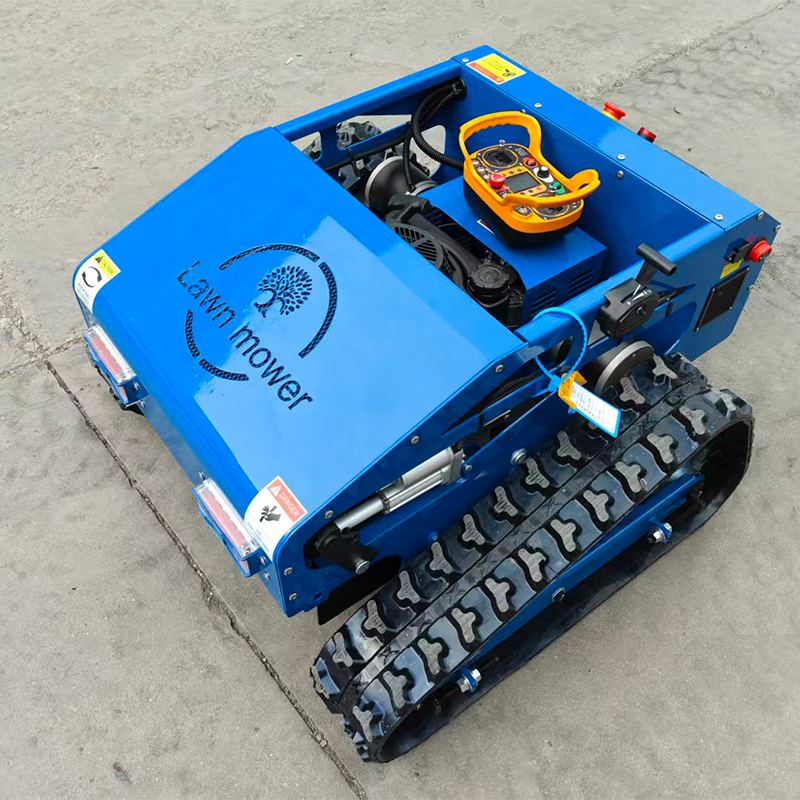 Quality Industrial Remote Control Lawn Mower 4-Stroke 764cc Twin-cylinder 800W Diesel Magneto Ignition Automatic 200mm Cutting