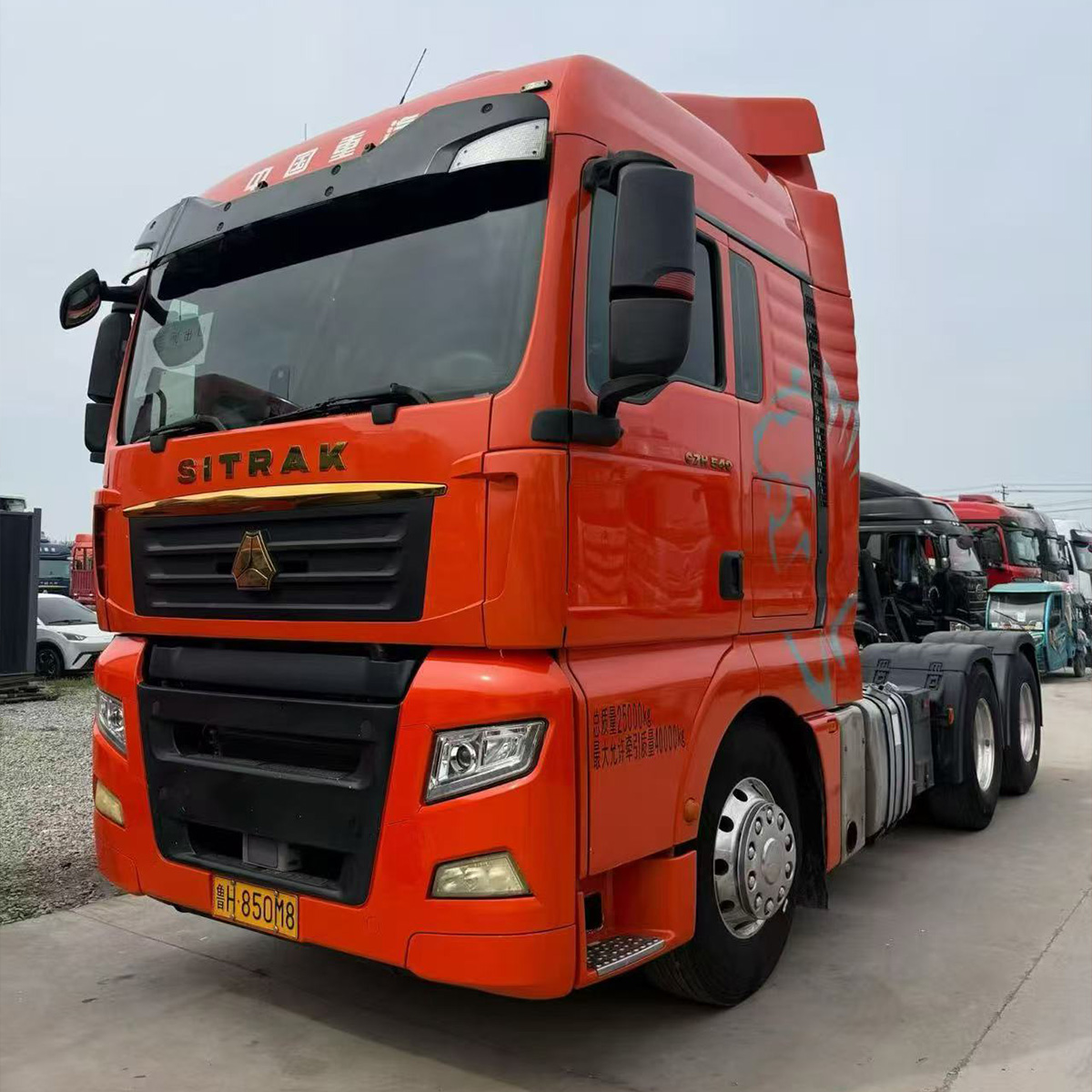 Used 2021 Gold Label Shandeka Tractor Truck 540HP German MAN Engine ZF Automatic Transmission with Hydraulic Retarder