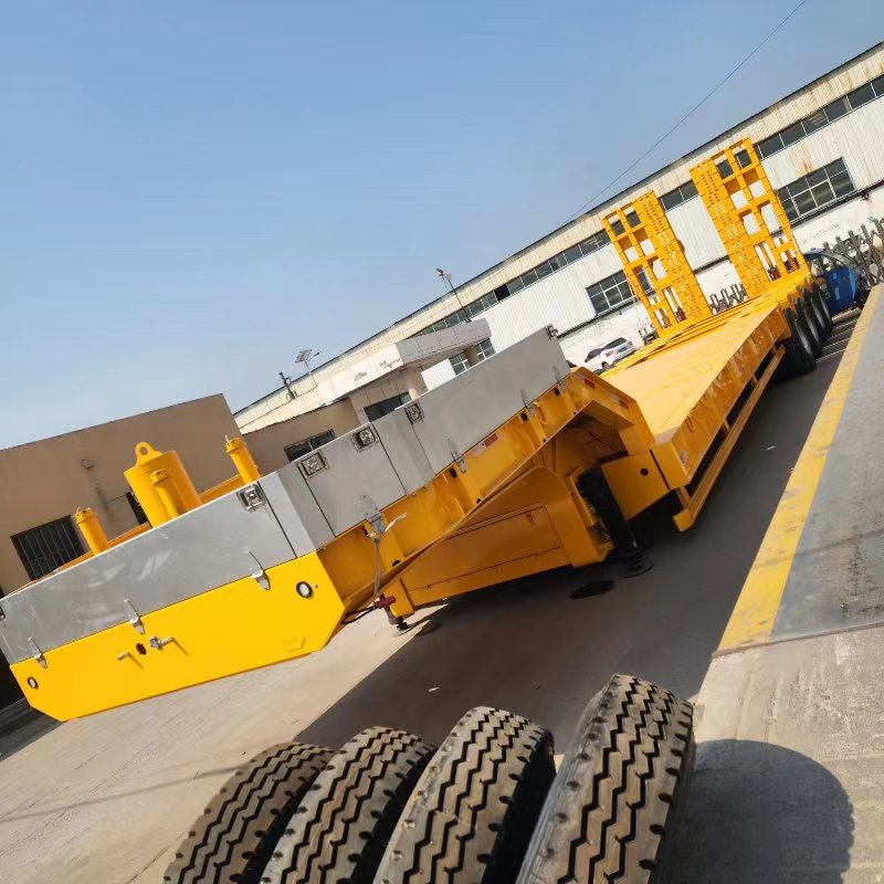 Low-bed Semi-trailer (Lowboy Semi-trailer)