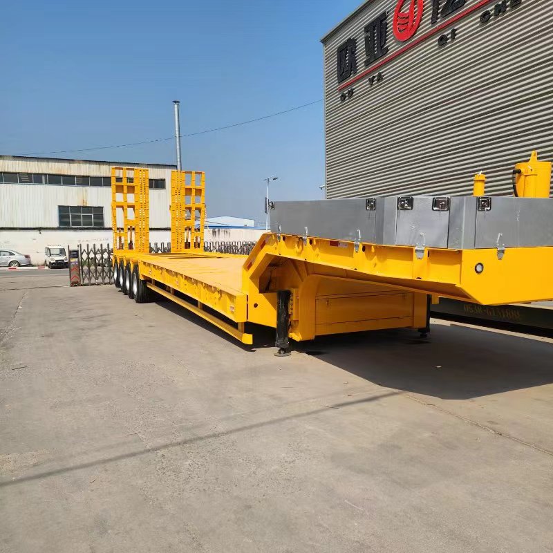Low-bed Semi-trailer (Lowboy Semi-trailer)